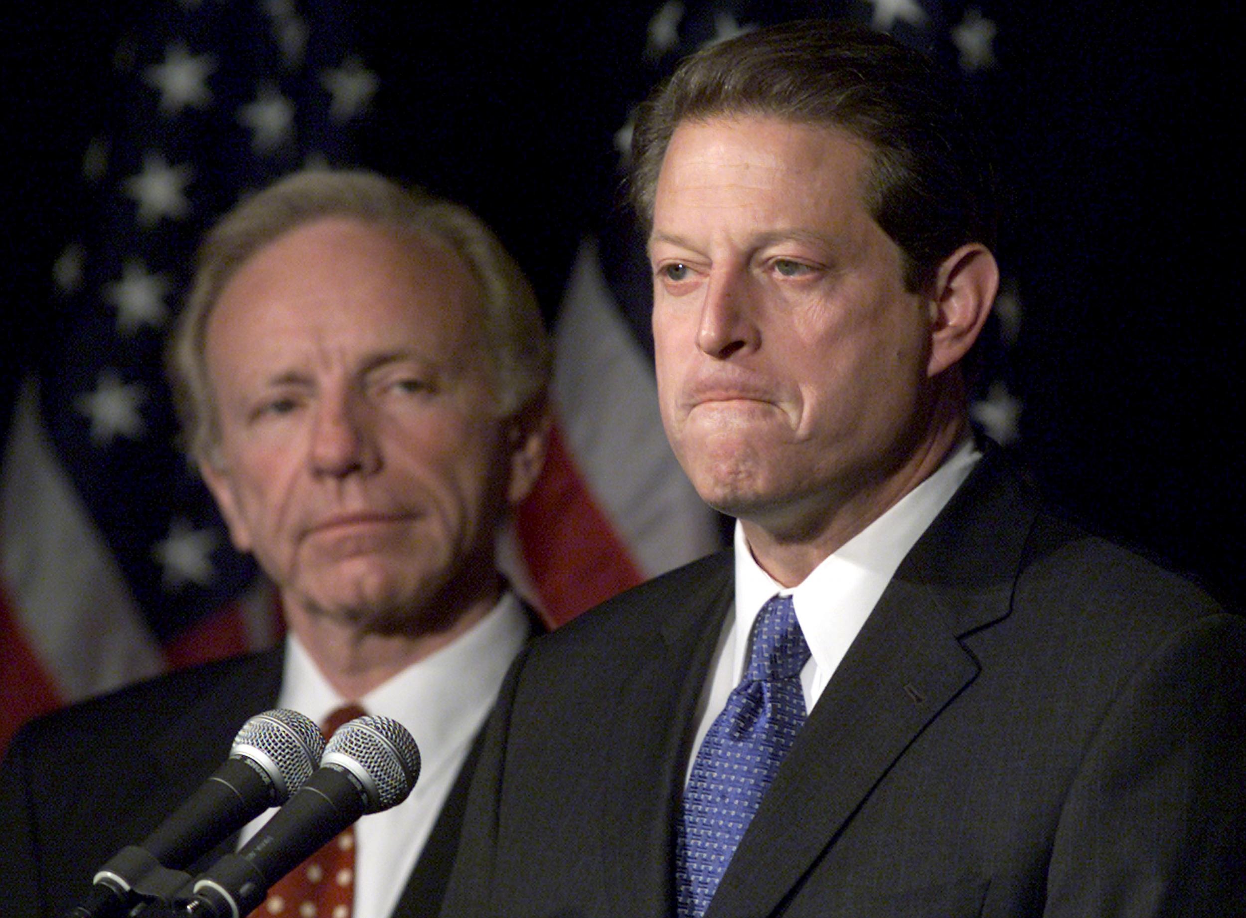 Al Gore lost the presidency to George W Bush after a court battle