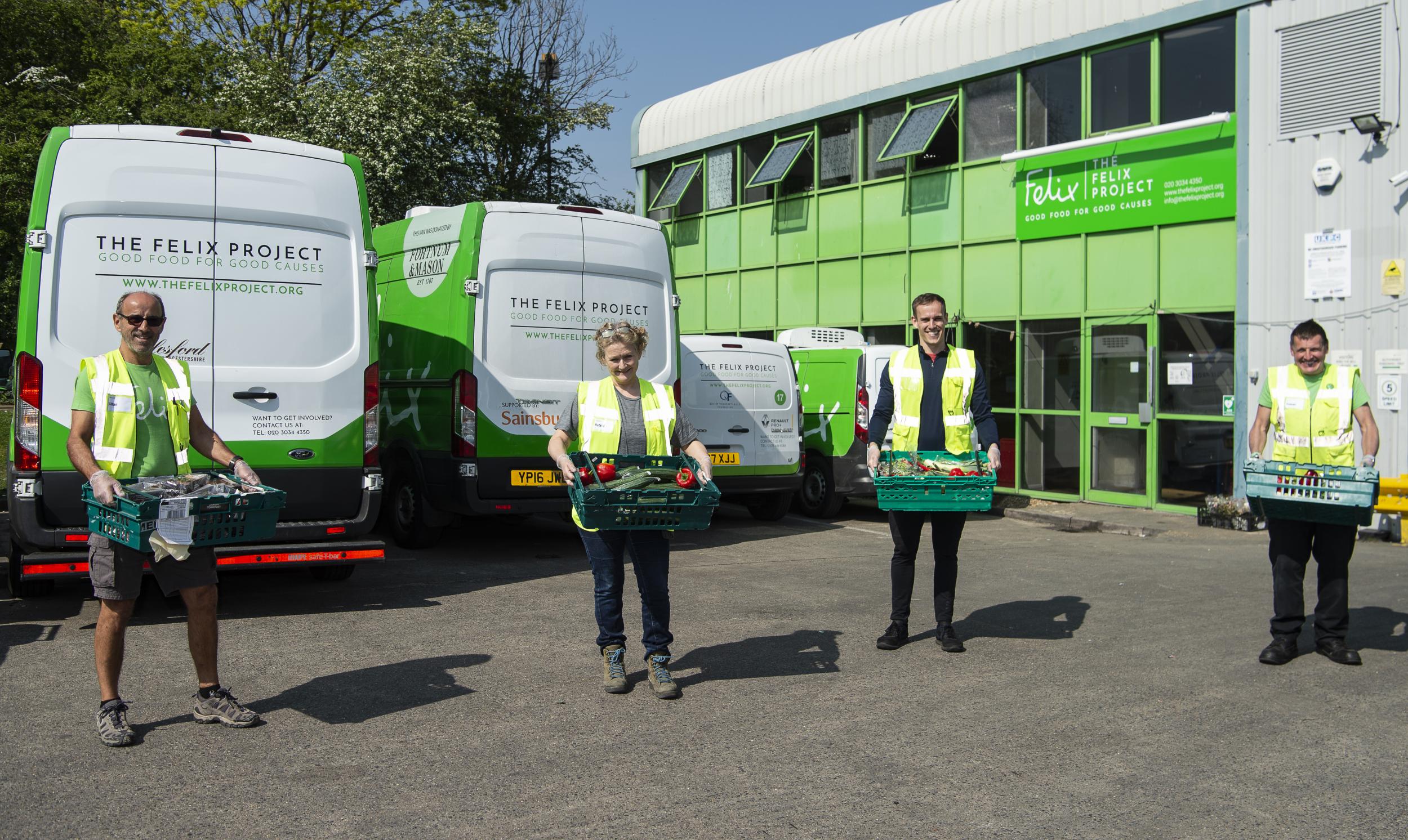 Supply chain: from left, Allan Fitzgerald, Kate Hogg, Tom Amery and Duncan MacNichol (Daniel Hambury)