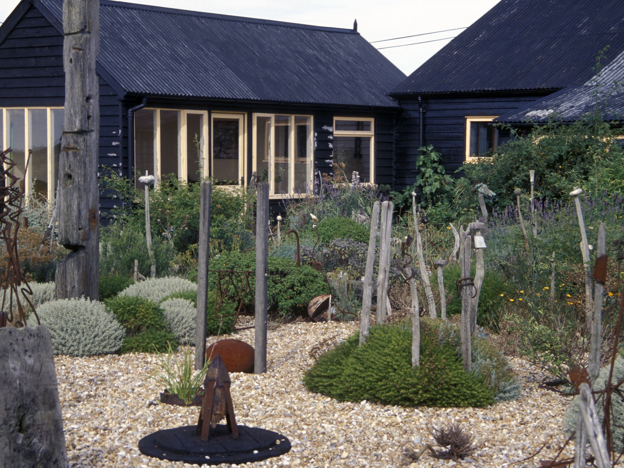 Jarman’s use of shingle reflected the harshness of the coastal environment – but also showed that it could be overcome