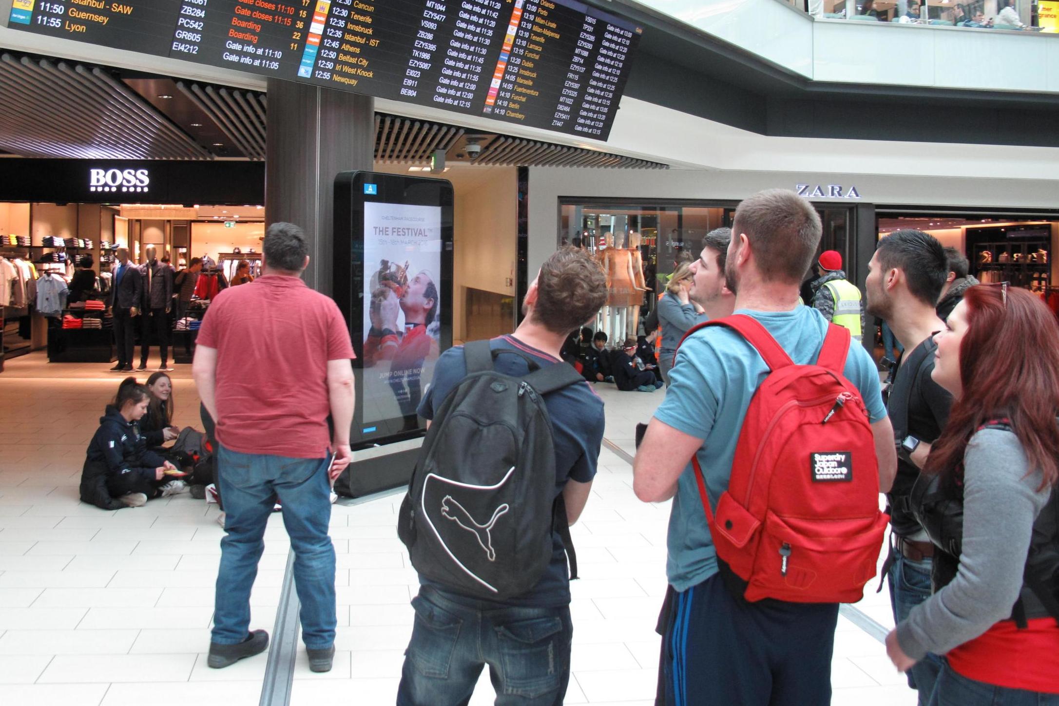 Better days: Gatwick airport, which previously had the busiest runway in the world