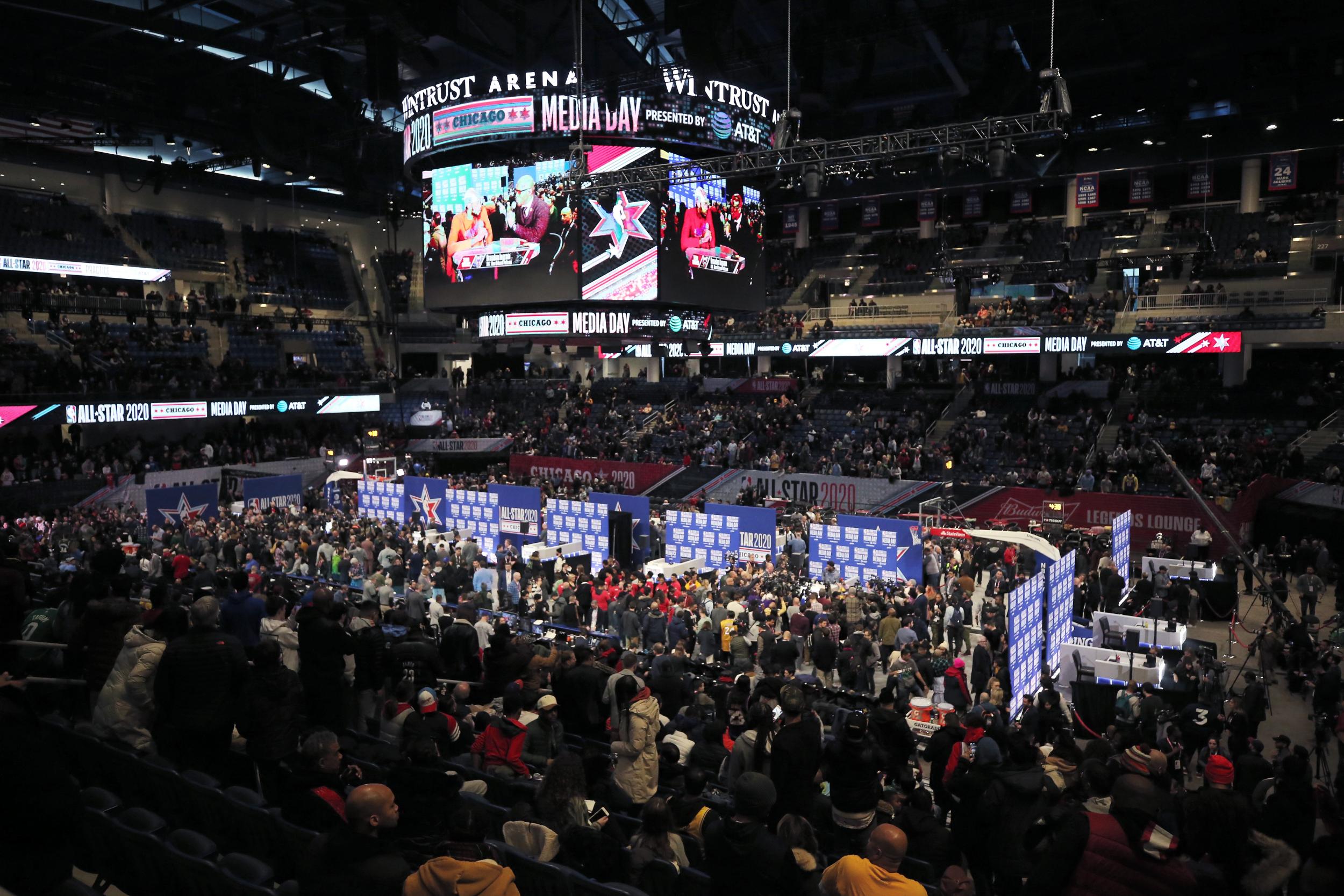 The NBA will monitor new coronavirus case counts and take advice from the CDC and state governments as it proceeds with determining when it is safe to resume play