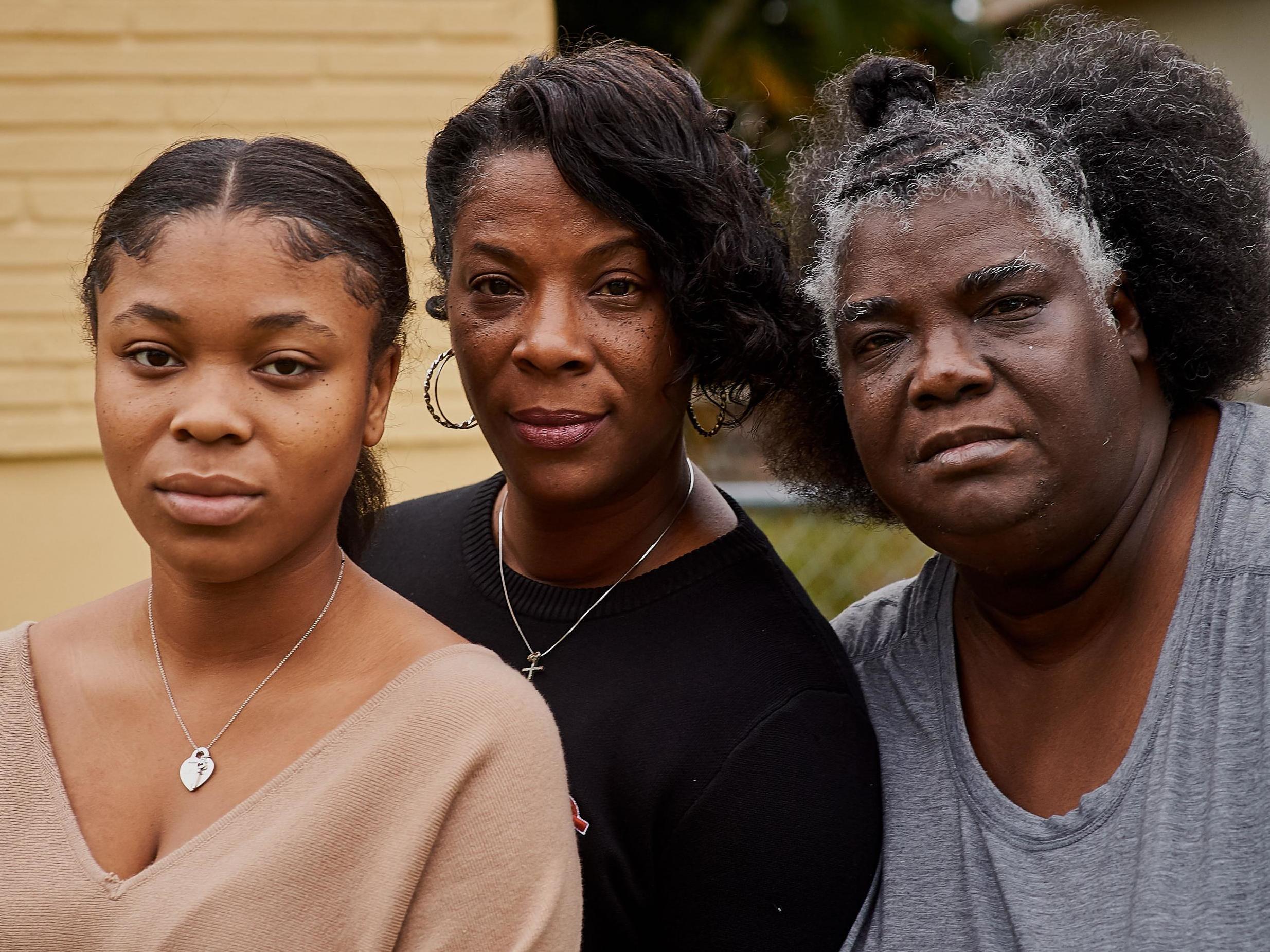 From left: Morgan Carter, Natasha Twiggs and Marie Monroe-Ames (Washington Post)