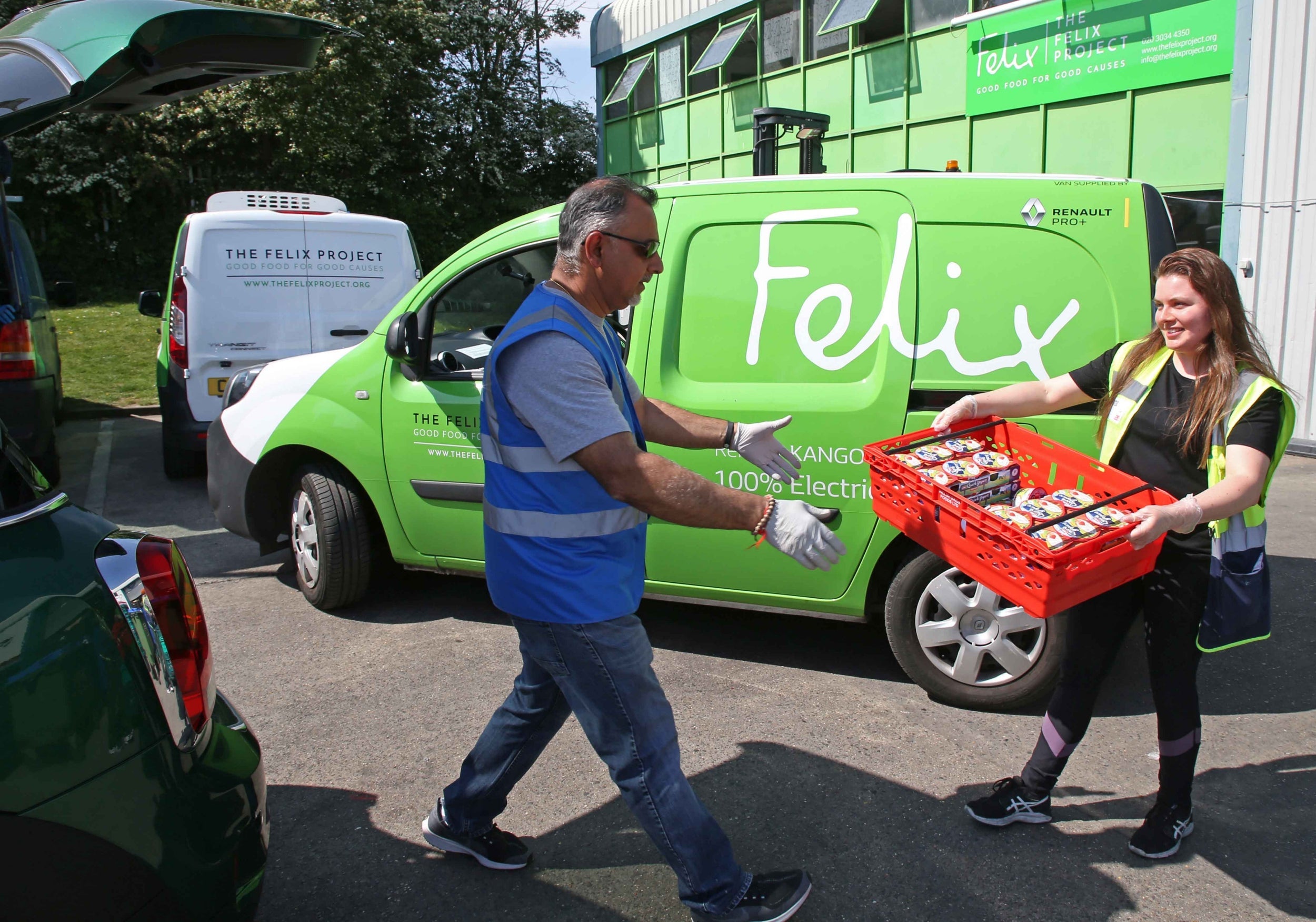 Felix Project volunteers are helping get food out to those in need