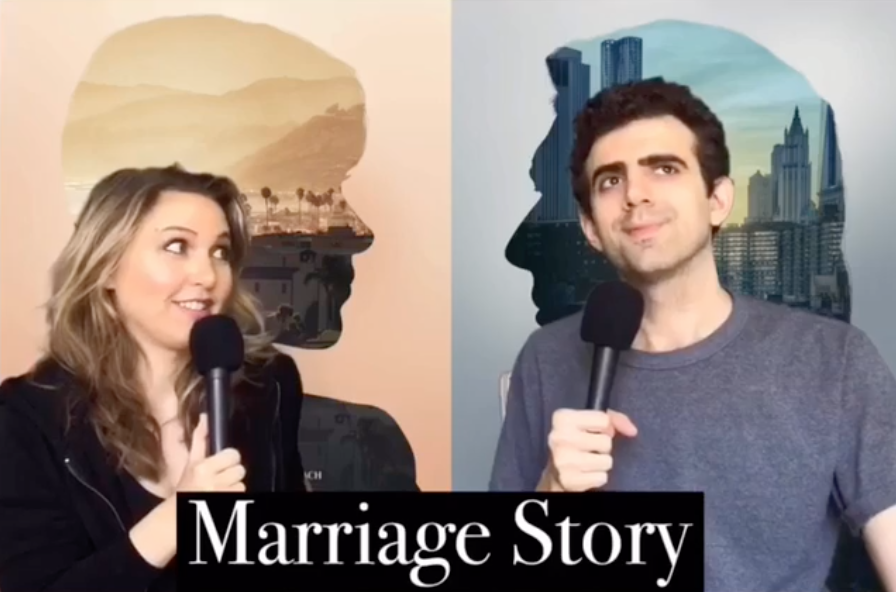 Taylor Tomlinson (left) and Sam Morril have turned their unexpected cohabitation into a comedy