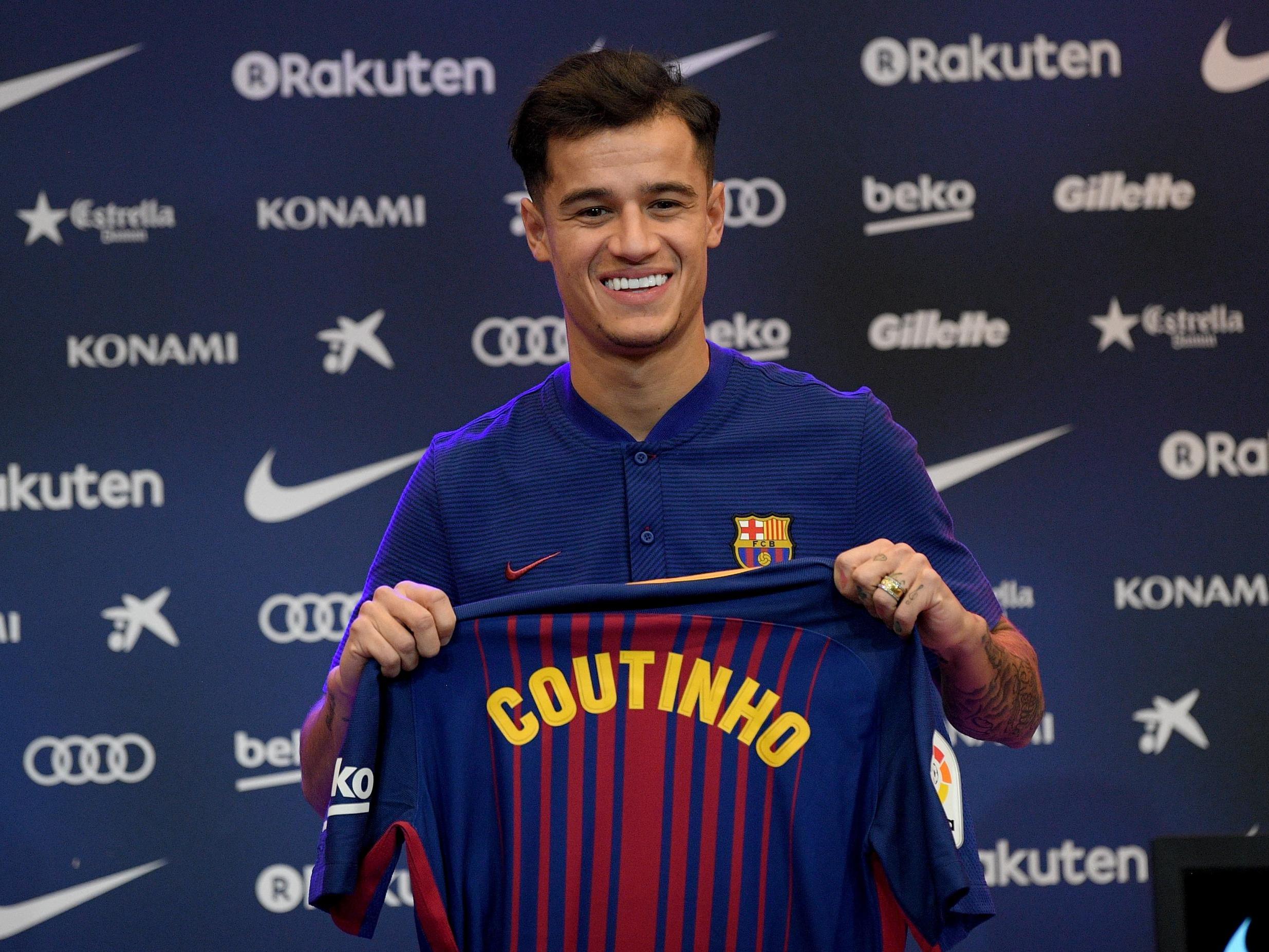 Coutinho left Liverpool for Barcelona in January 2018