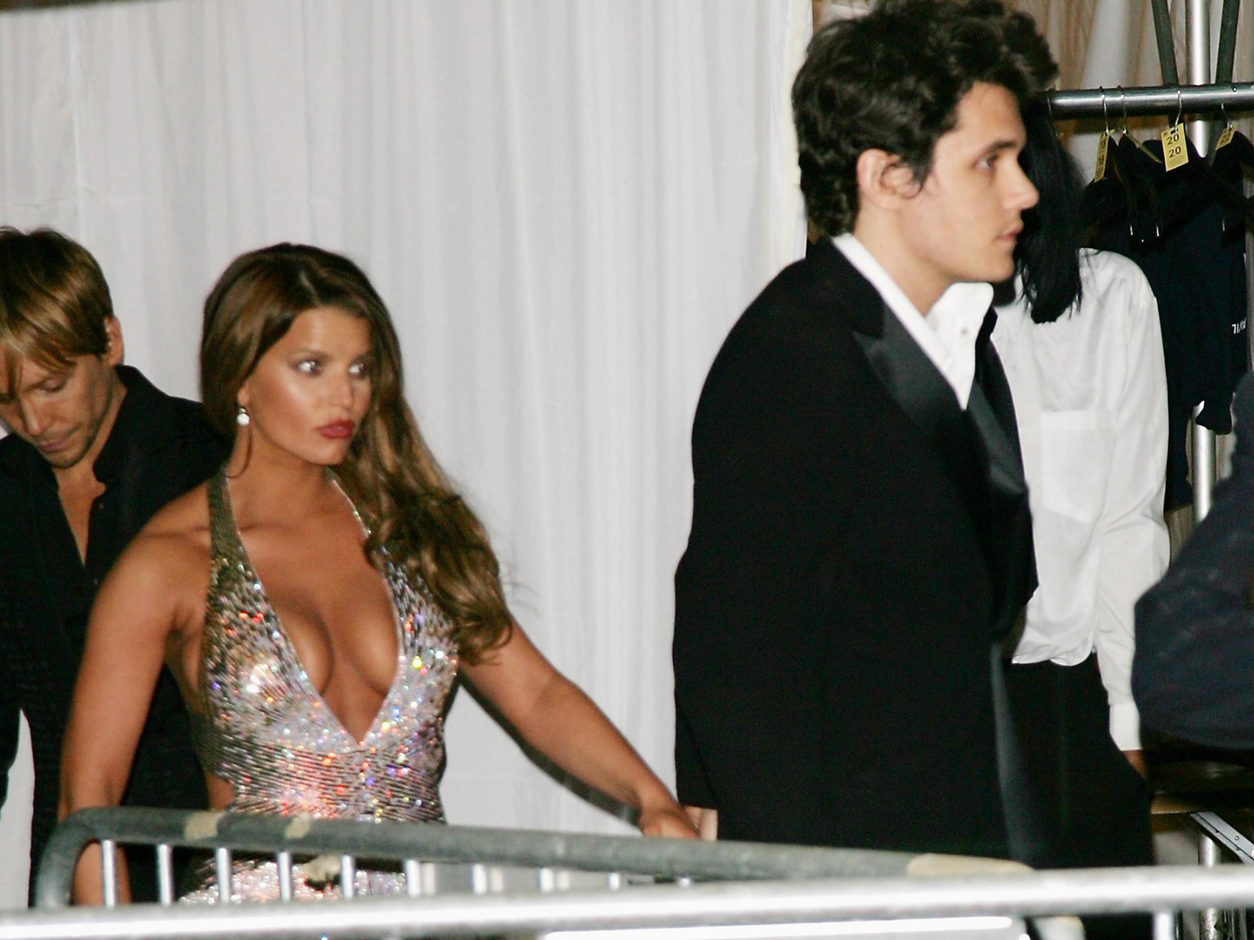 Jessica Simpson and her then boyfriend John Mayer in 2007