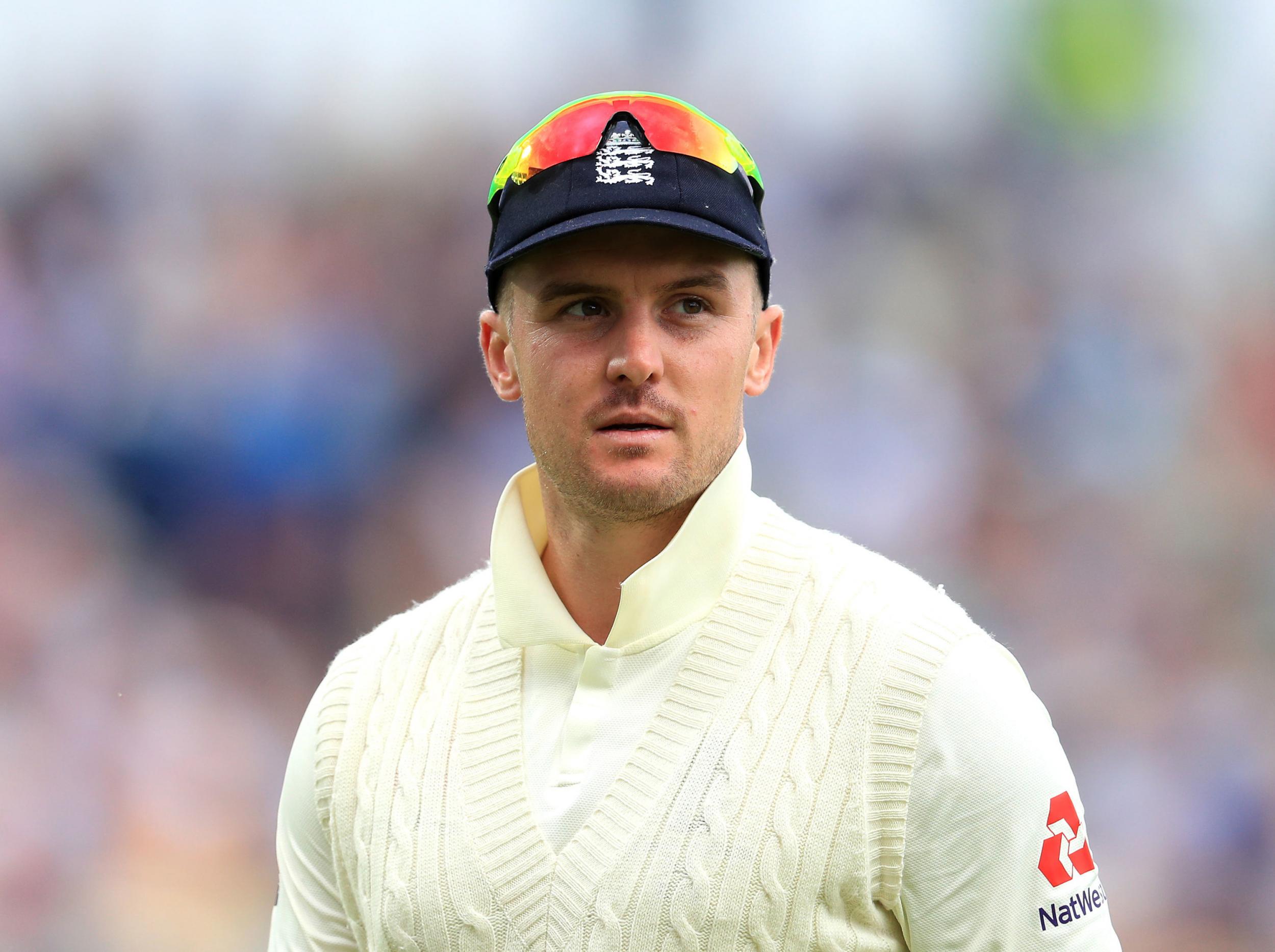 Jason Roy in action for England