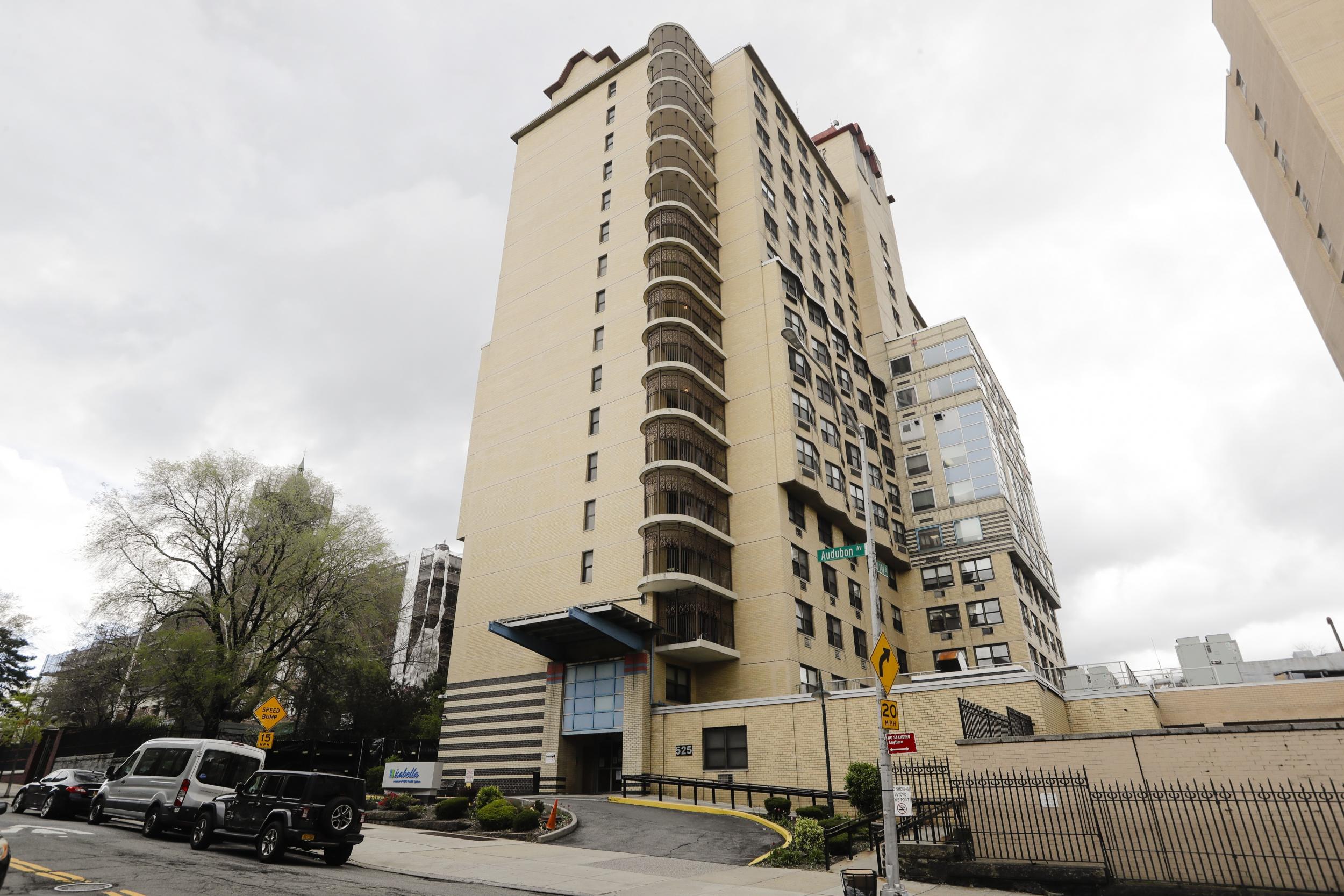 The Isabella Centre in New York City, where as many as 98 residents have died from Covid-19