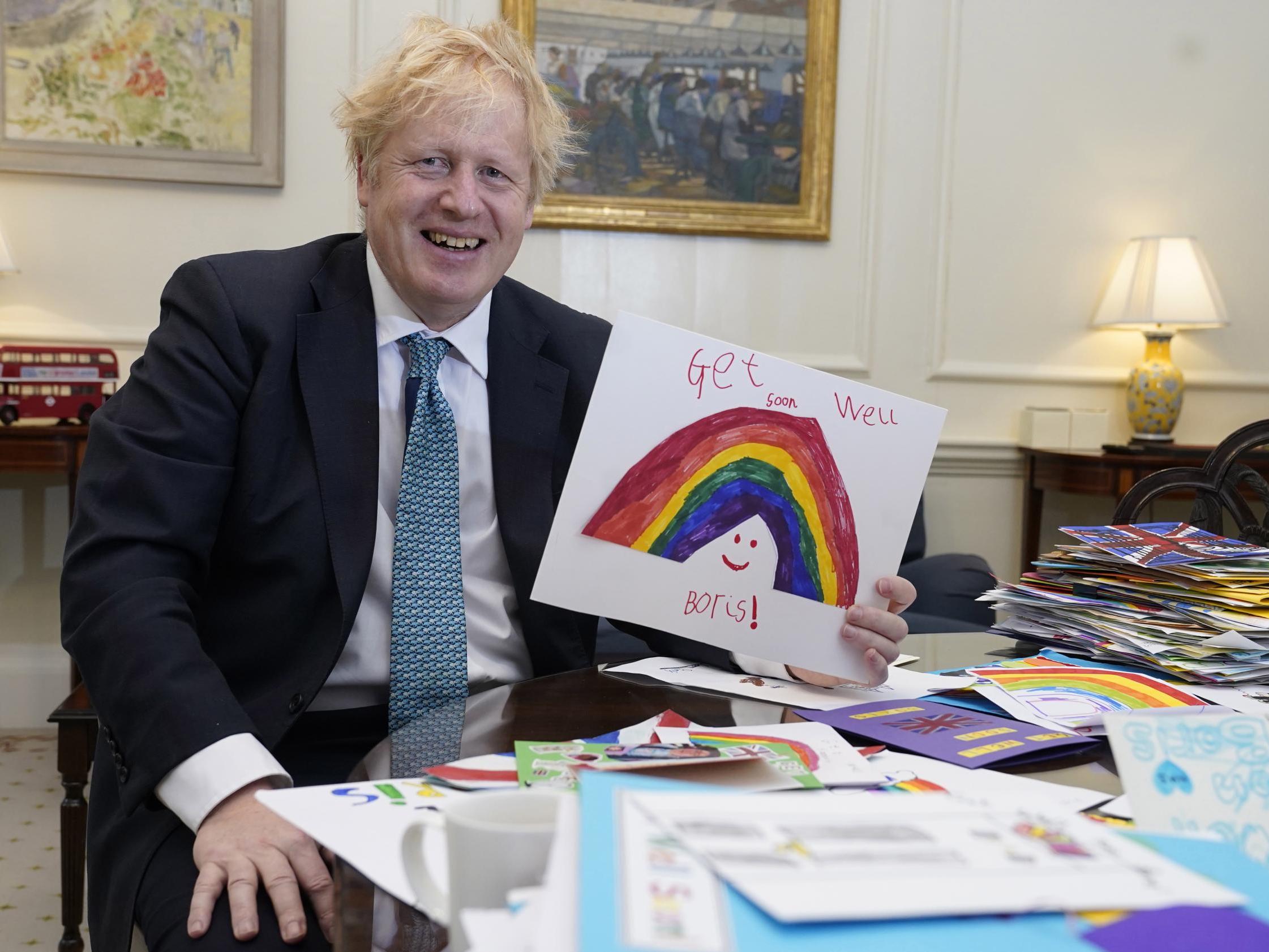 Johnson characterised his pre-hospital mindset as a 'terrible buoyancy'