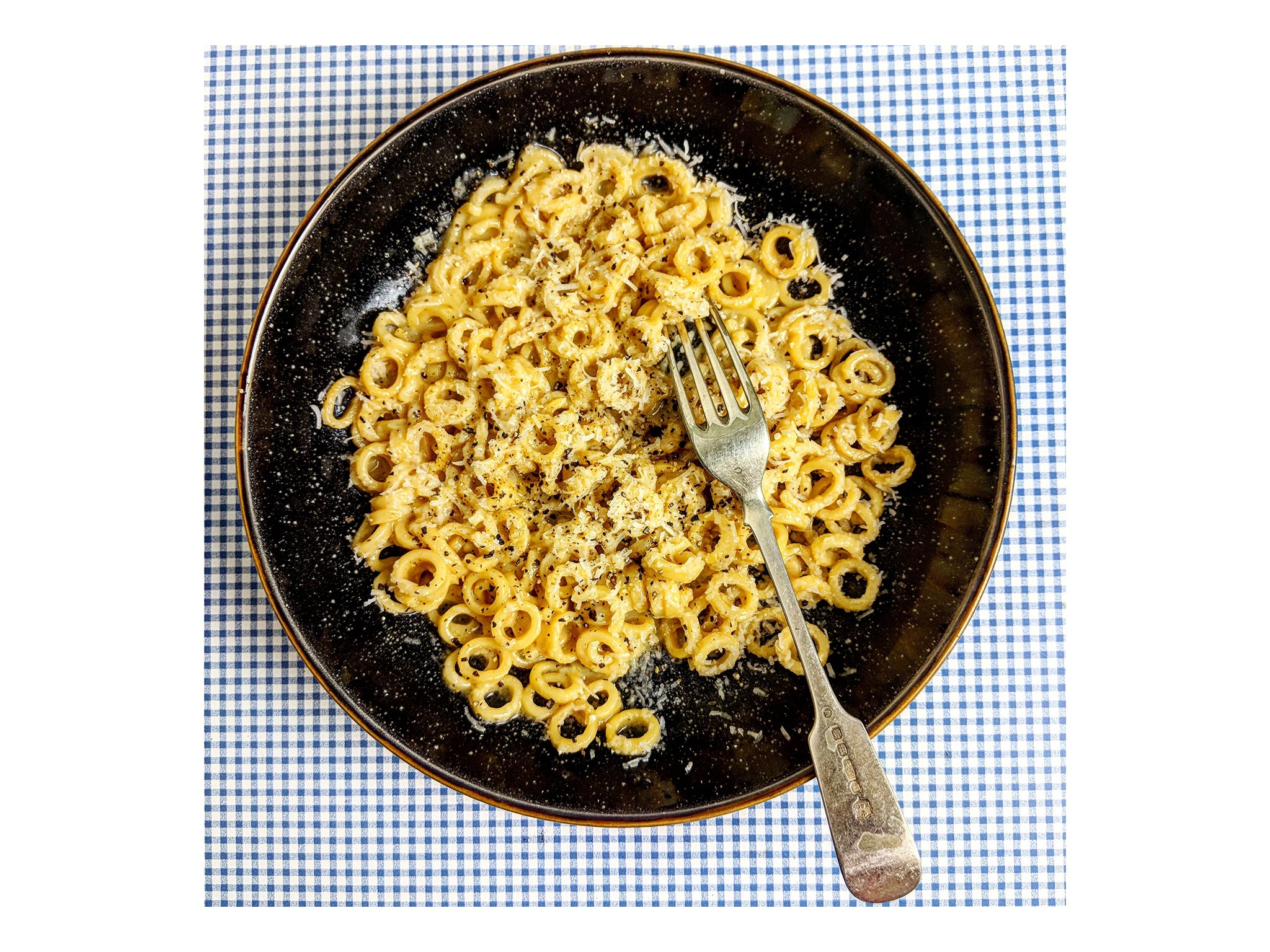 Anellini con cacio e pepe