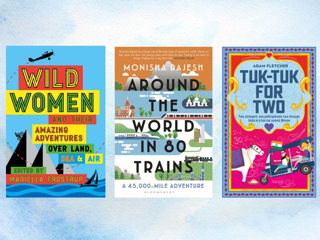 From travelling the globe by train to the memoirs of a war correspondent, these books will take you beyond your four walls