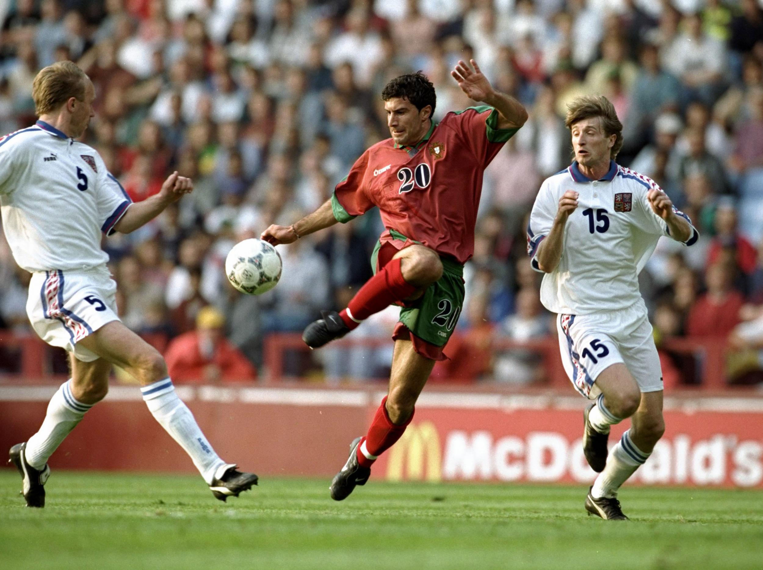 Figo could not inspire Portugal to victory over the Czech Republic