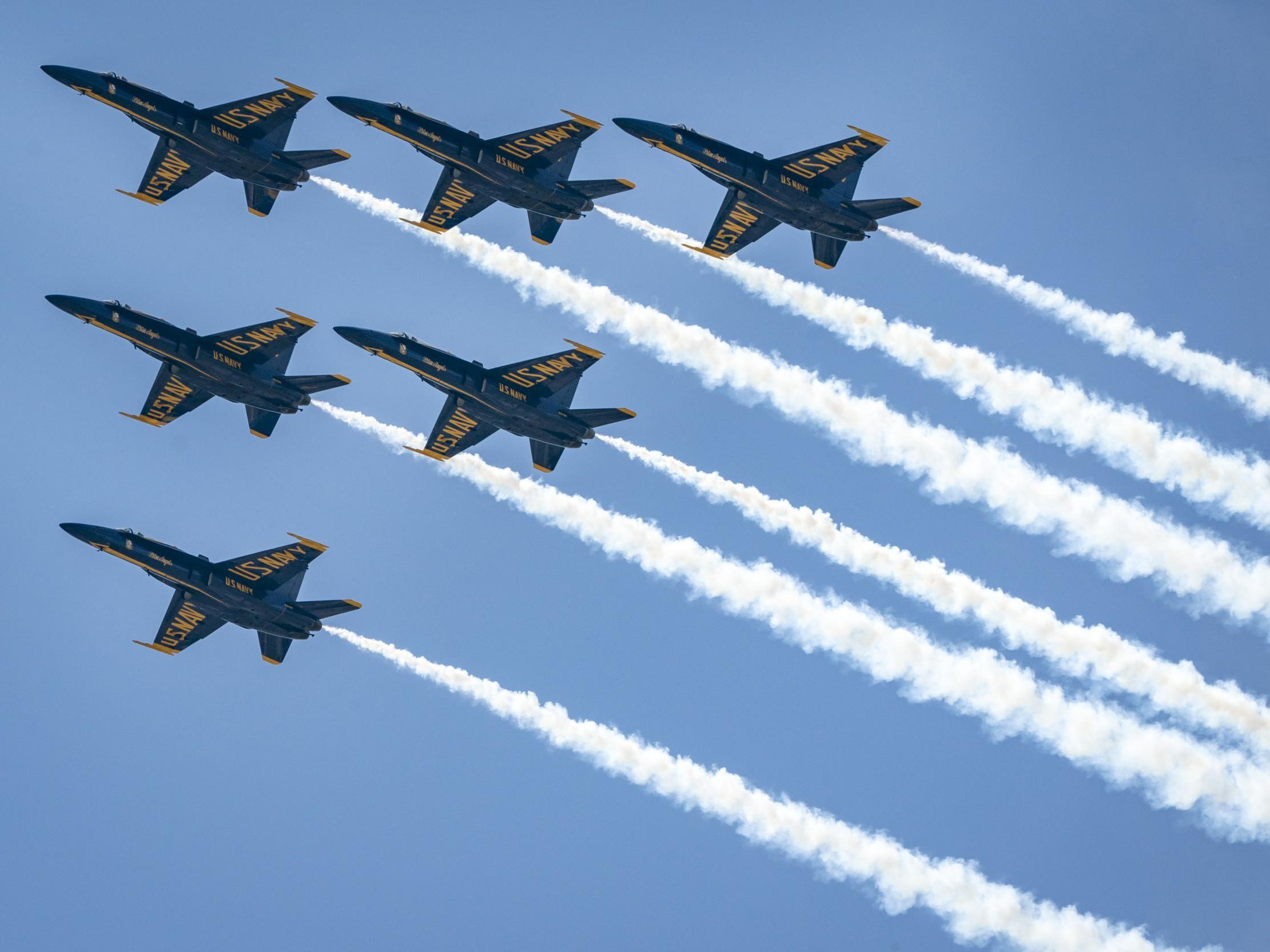 Related video: Blue Angels and Thunderbirds fly over NYC for healthcare workers