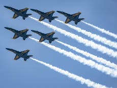 Blue Angels flyover: Where and when can you see jet display today?