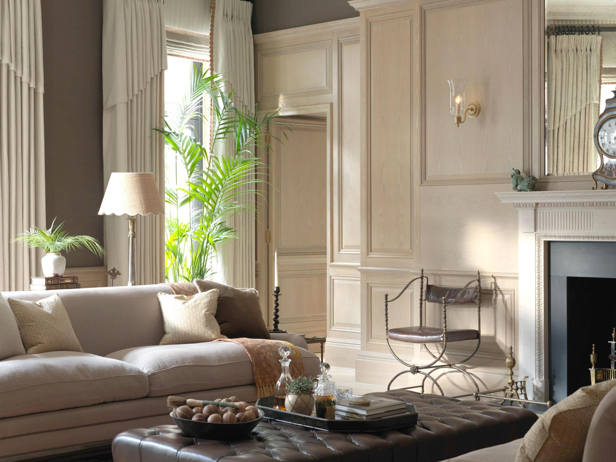 Knightsbridge Residence, a project by Albion Nord, in which the client wanted the evening light to hit this living room for reading and relaxing