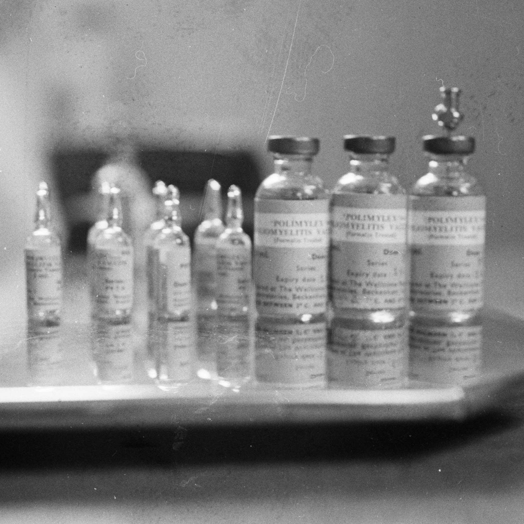 The polio vaccine could be administered orally