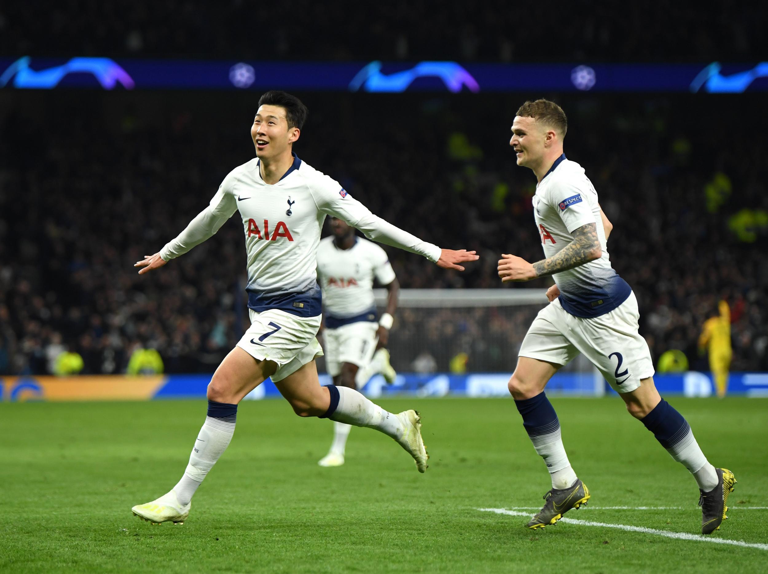 Son's goal settled the first leg against City