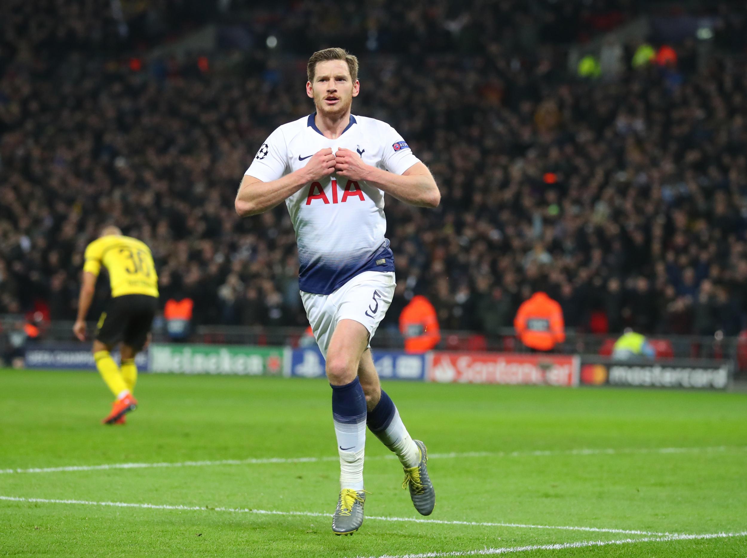 Vertonghen was sensational against Dortmund