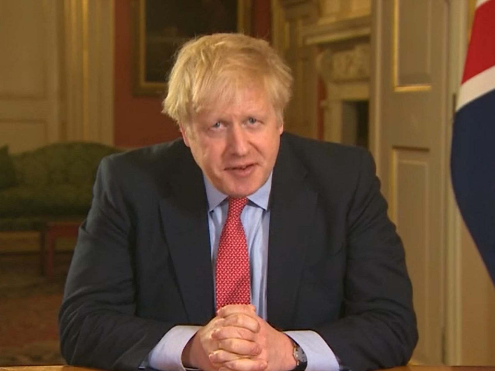 Johnson announces a nationwide lockdown from No 10 on 23 March