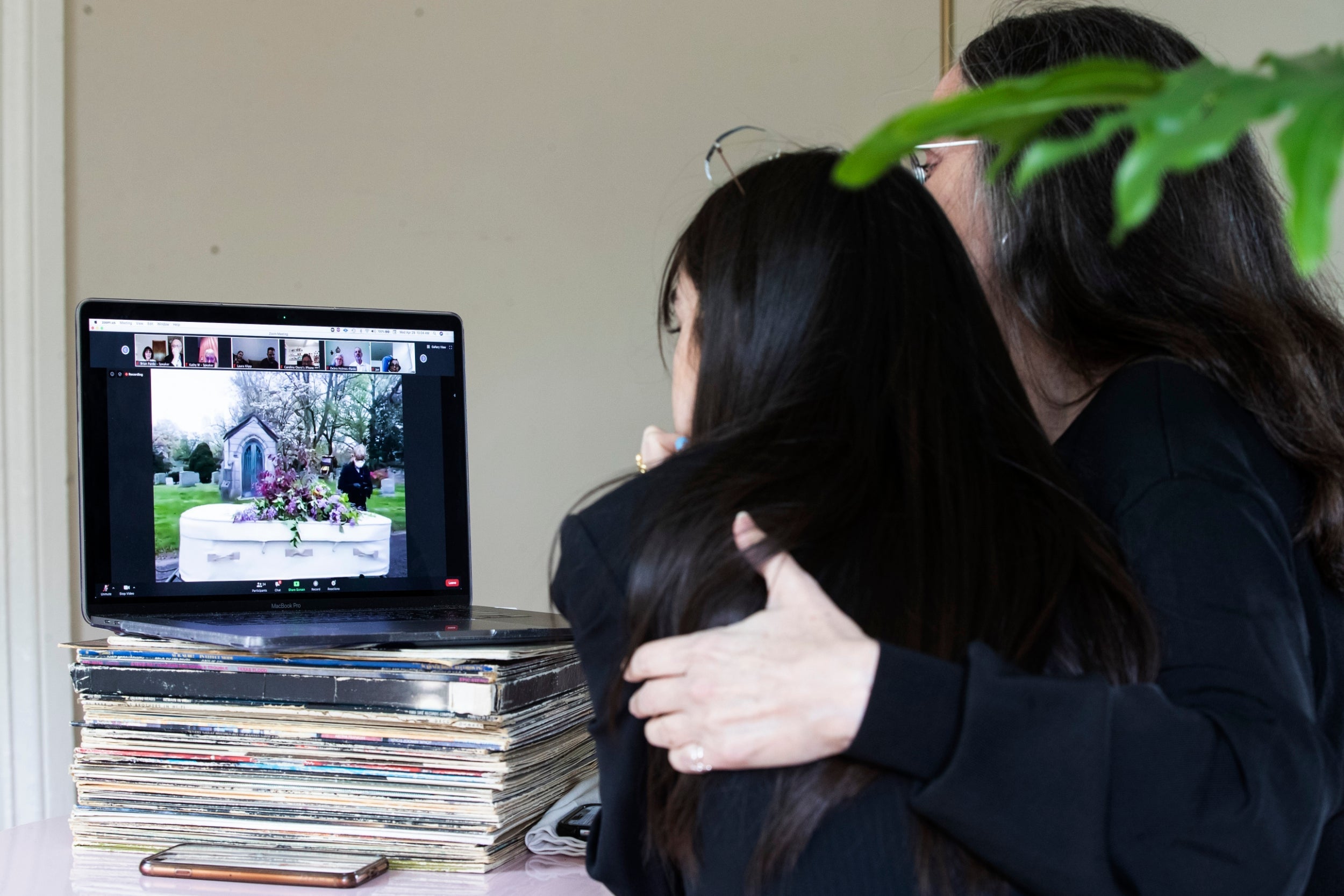 Live-streaming burials and services has also risen in popularity due to social distancing measures