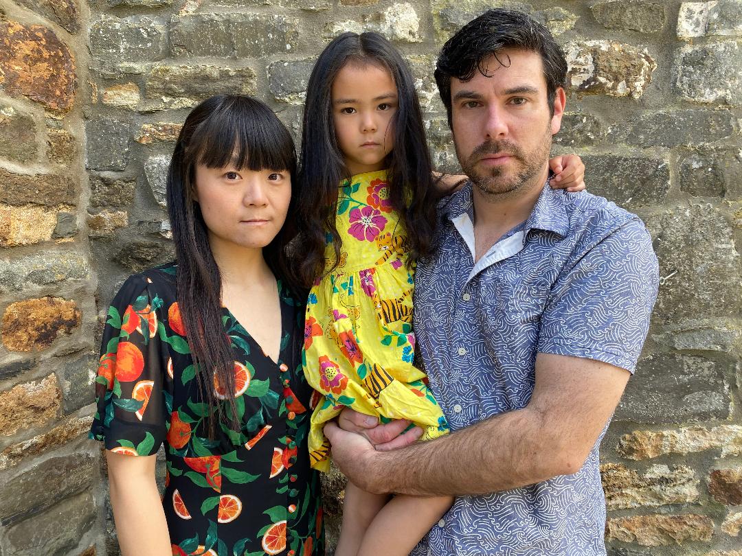 &#13;
Ben Hicks (right) said due to a lack of clarity in the Home Office's visa policy during the pandemic he does not know whether his Chinese wife, Tingting Zhang (left), who flew from Wuhan on an evacuation flight in February, will be able to stay in the UK&#13;