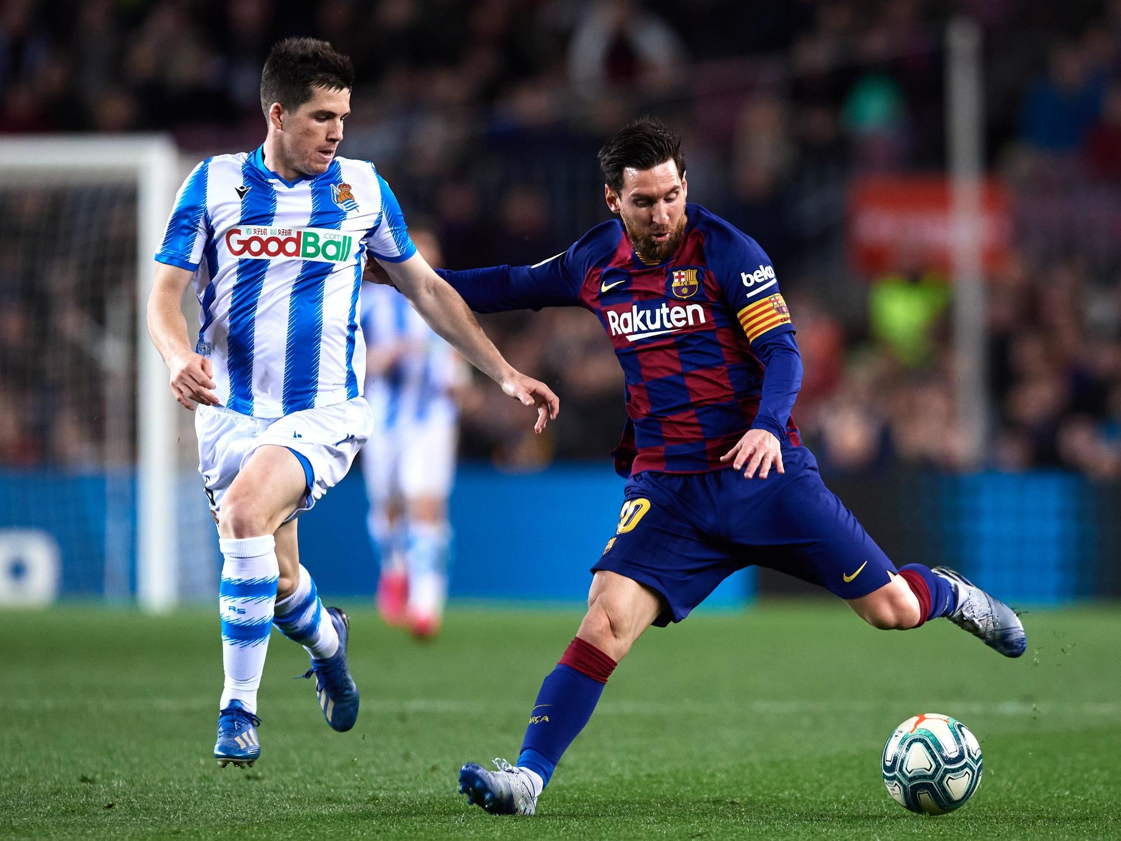 Lionel Messi of FC Barcelona