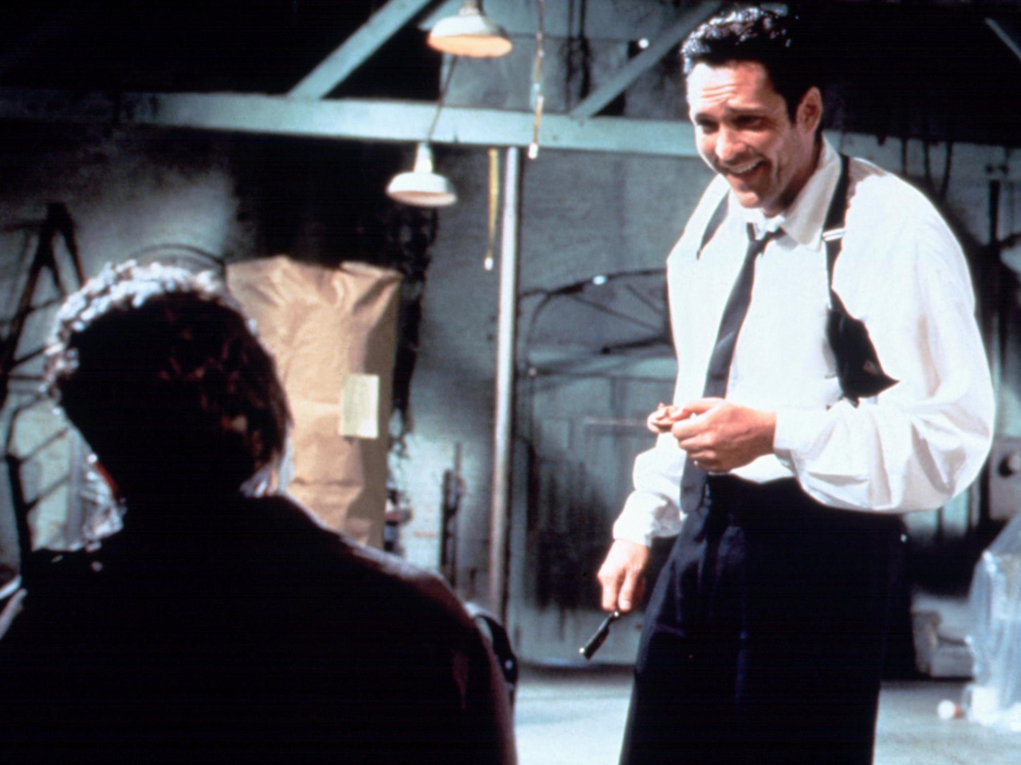 Star-making: Madsen, Kirk Baltz and his ear in ‘Reservoir Dogs’