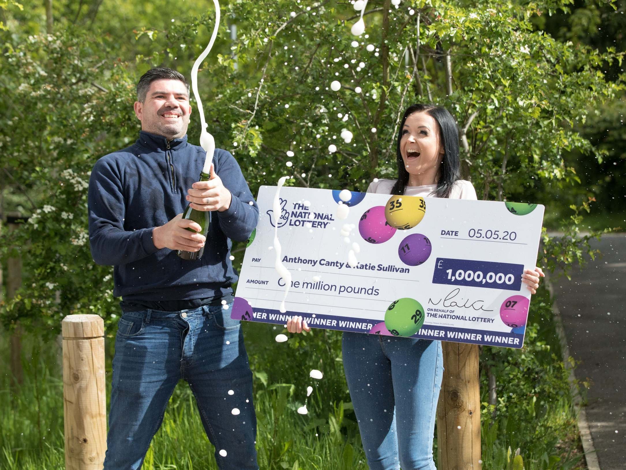 Key worker who helped save life of policeman wins £1m on lottery
