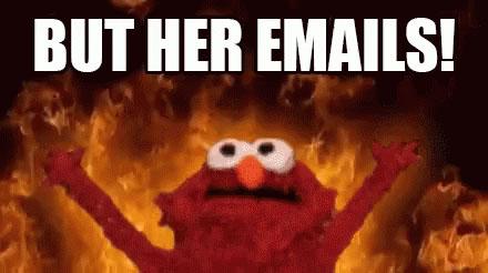 The irony-laced ‘But, her emails!’ meme was born