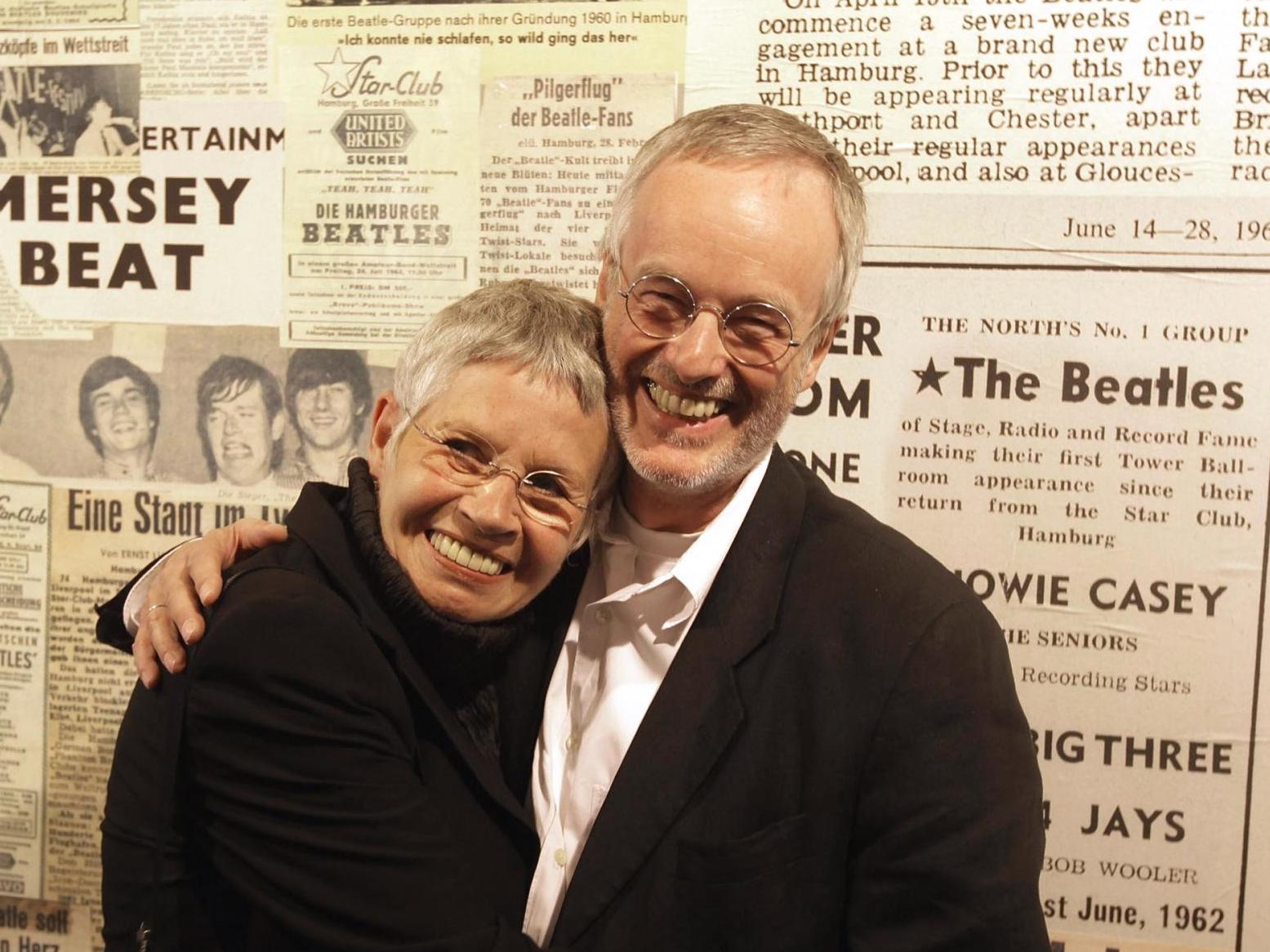 Beatles photographer Astrid Kirchherr and Ulf Krueger in 2009