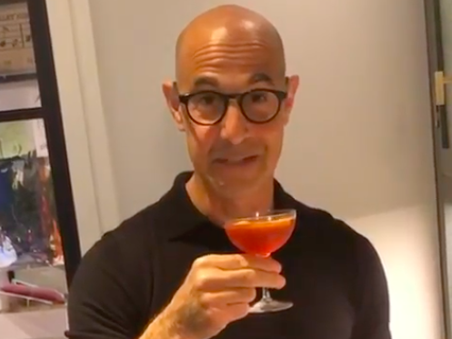 Stanley Tucci shares lockdown recipes after Negroni video goes viral
