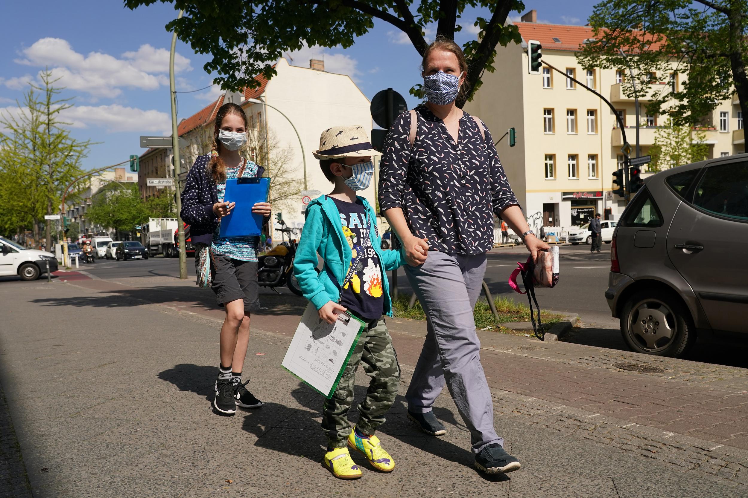 Many countries around the world are making it mandatory to wear masks when leaving the house (Getty)