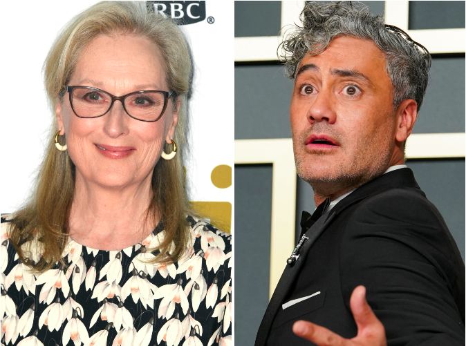 Meryl Streep and Taika Waititi