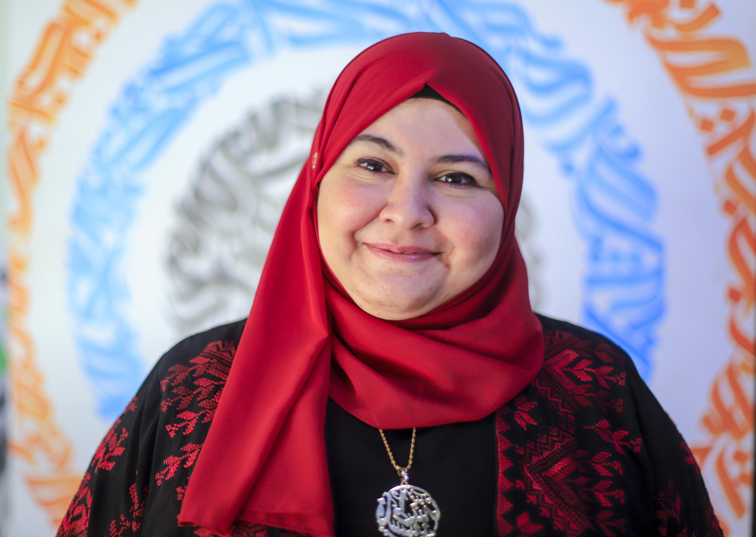 Dalia Shurrab, 36, is part of Gaza’s highly educated population with a bachelor's degree and three diplomas. She was planning a small wedding but is now thinking of having a big one with friends and family once the pandemic is over