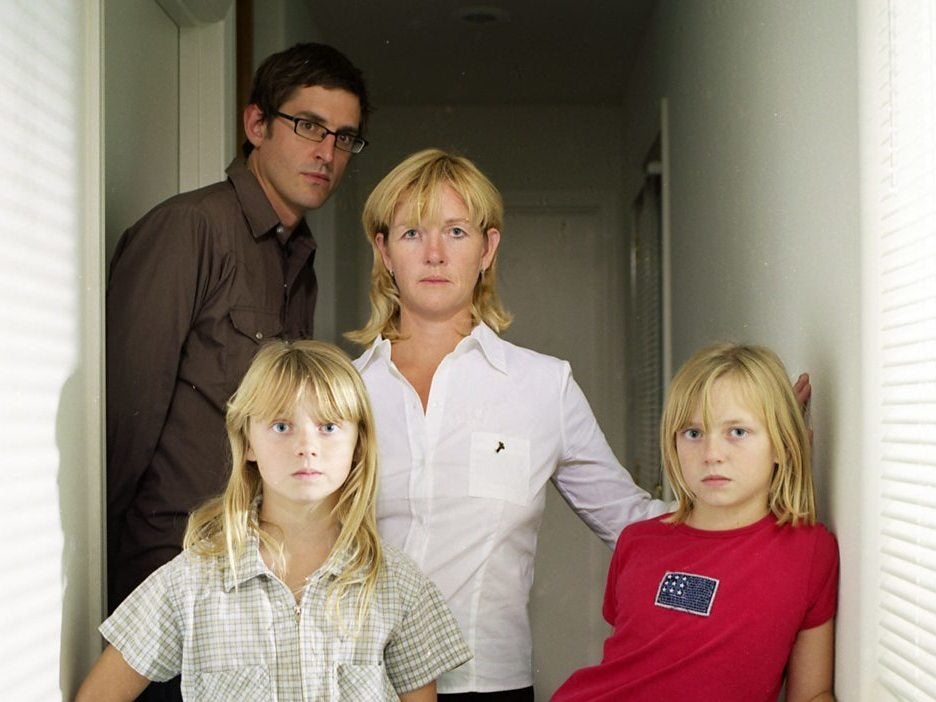 Louis Theroux and members of the White Aryan Resistance in 'Louis and the Nazis'