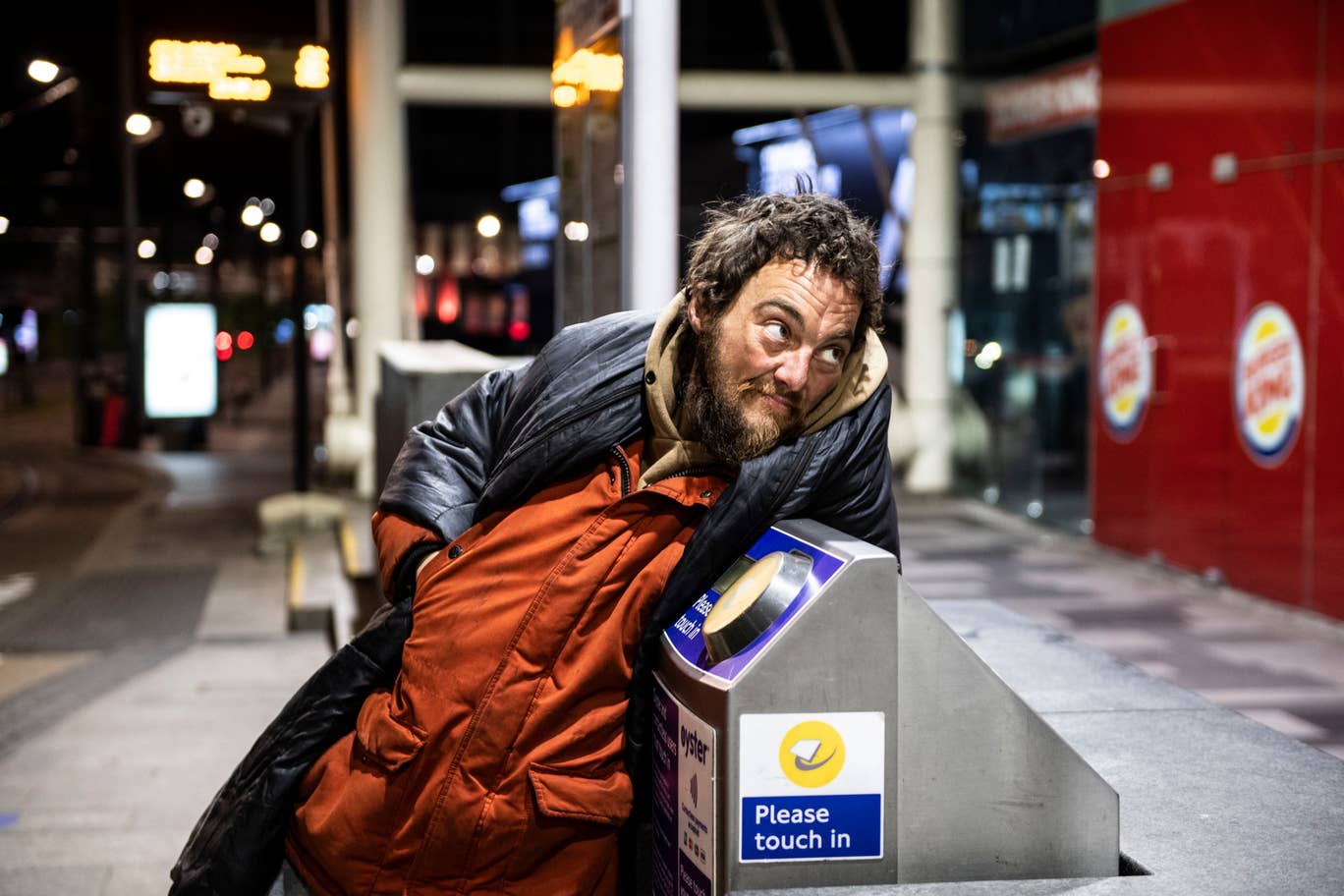 Kai met the Thames Reach team at a tram station in Croydon