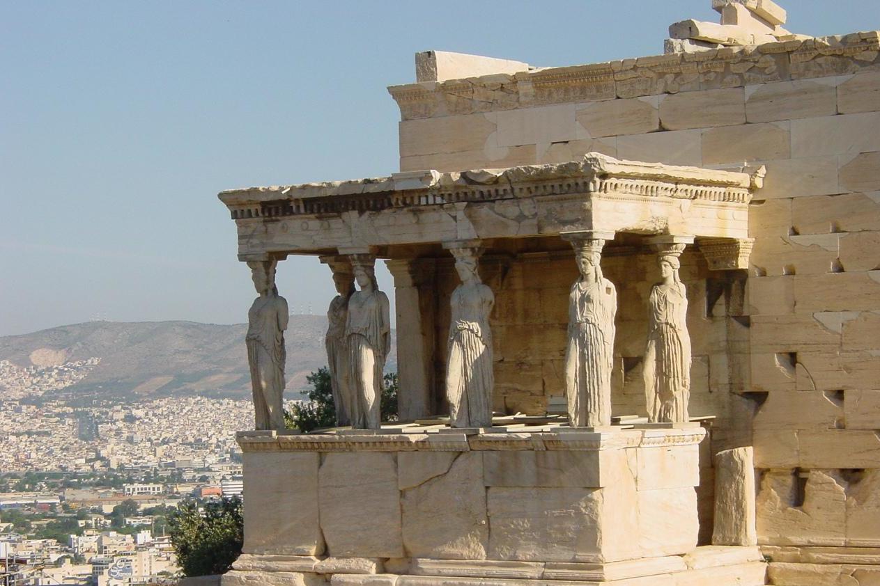 Off limits: Part of the Acropolis in Athens