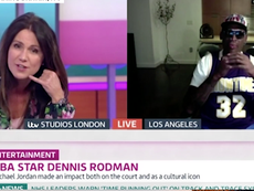 Dennis Rodman calls Susanna Reid ‘Cynthia’ and ‘Cindy’ in car crash GMB interview