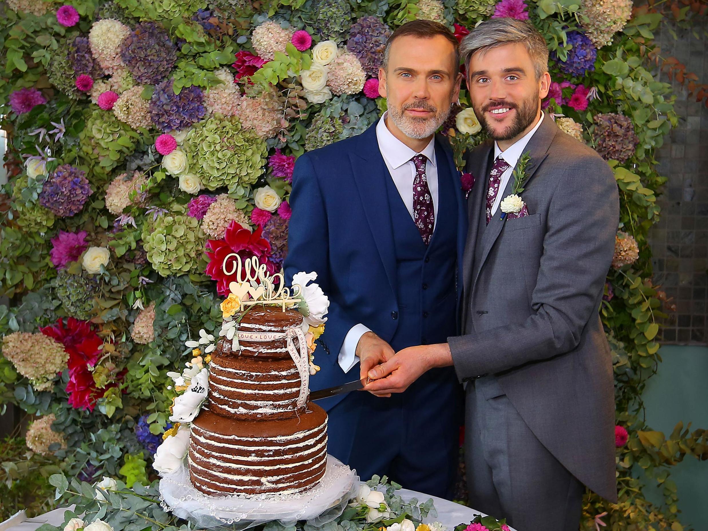 Richard Lynch and Hugo Dahn. Picture: Dermot Culhane