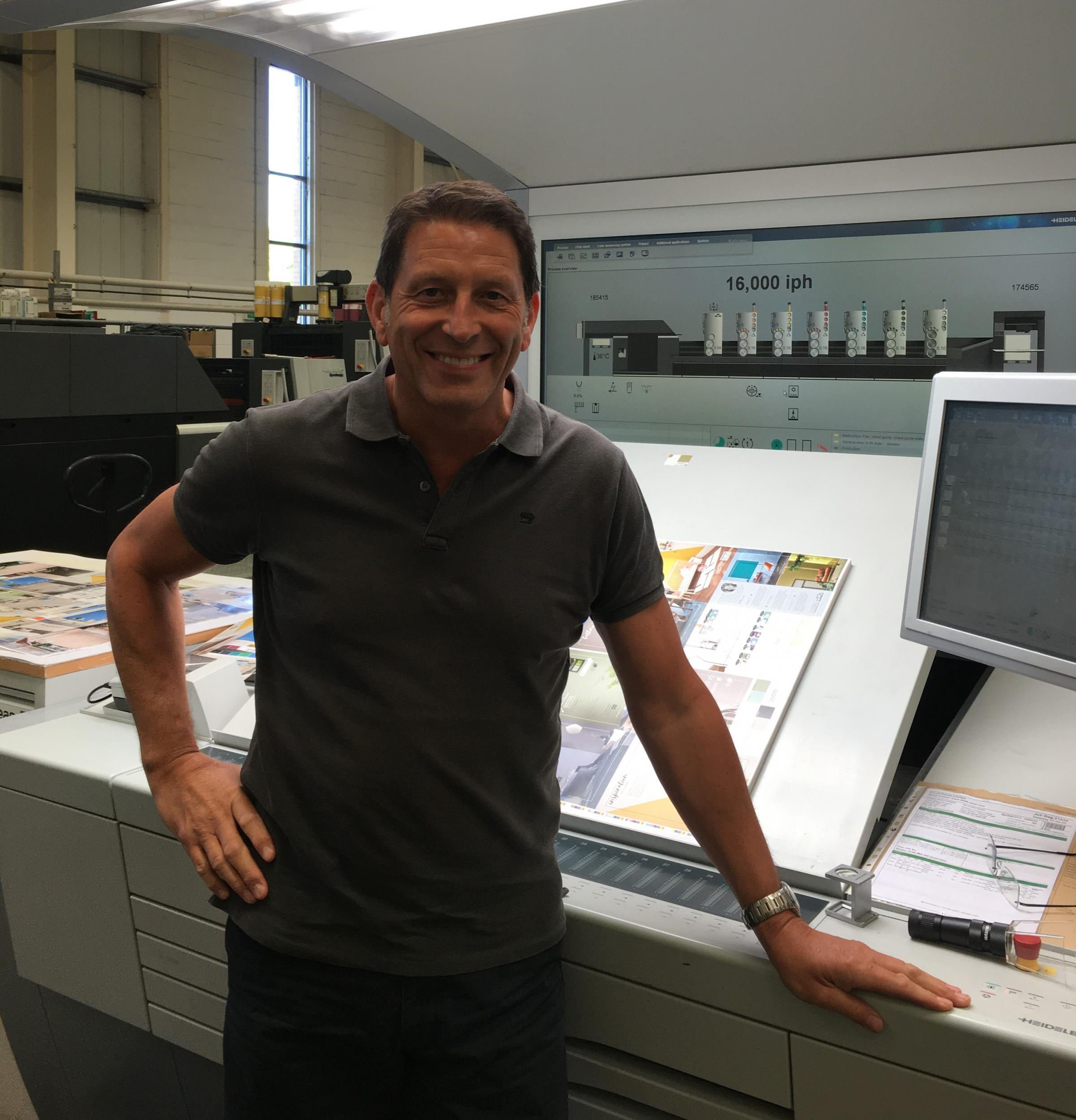 Mike Malpas, account director Hampton Printing