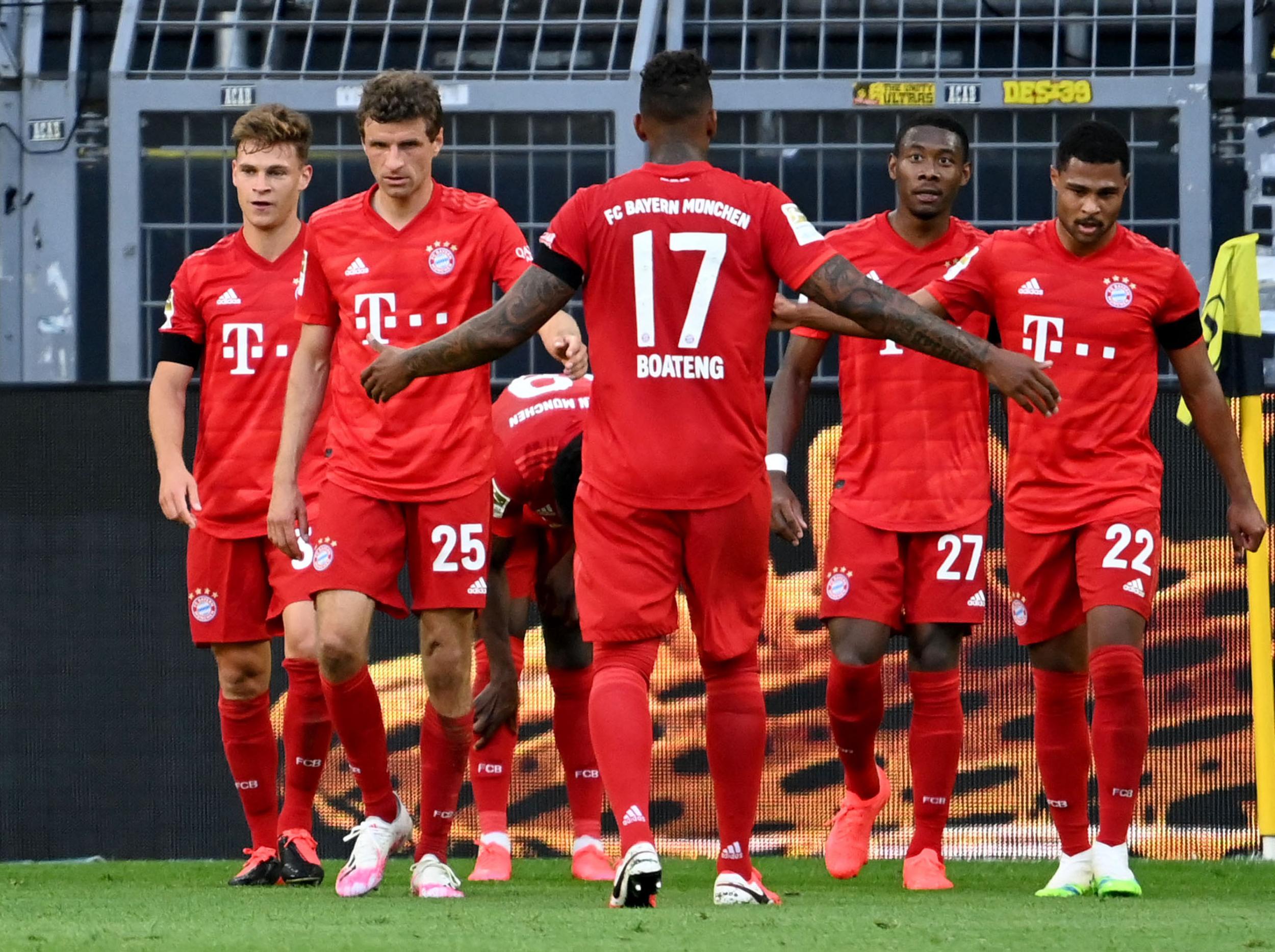 Bayern Munich celebrate