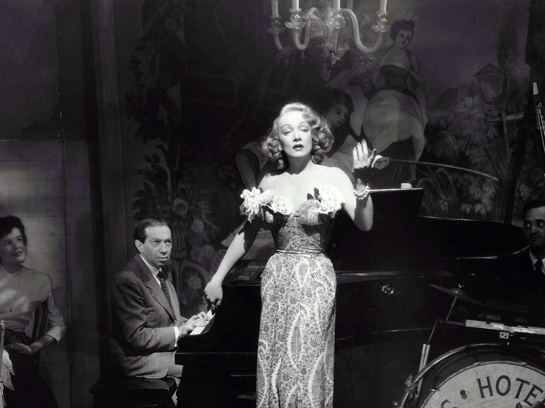 Marlene Dietrich in Billy Wilder’s ‘A Foreign Affair’ (Rex)