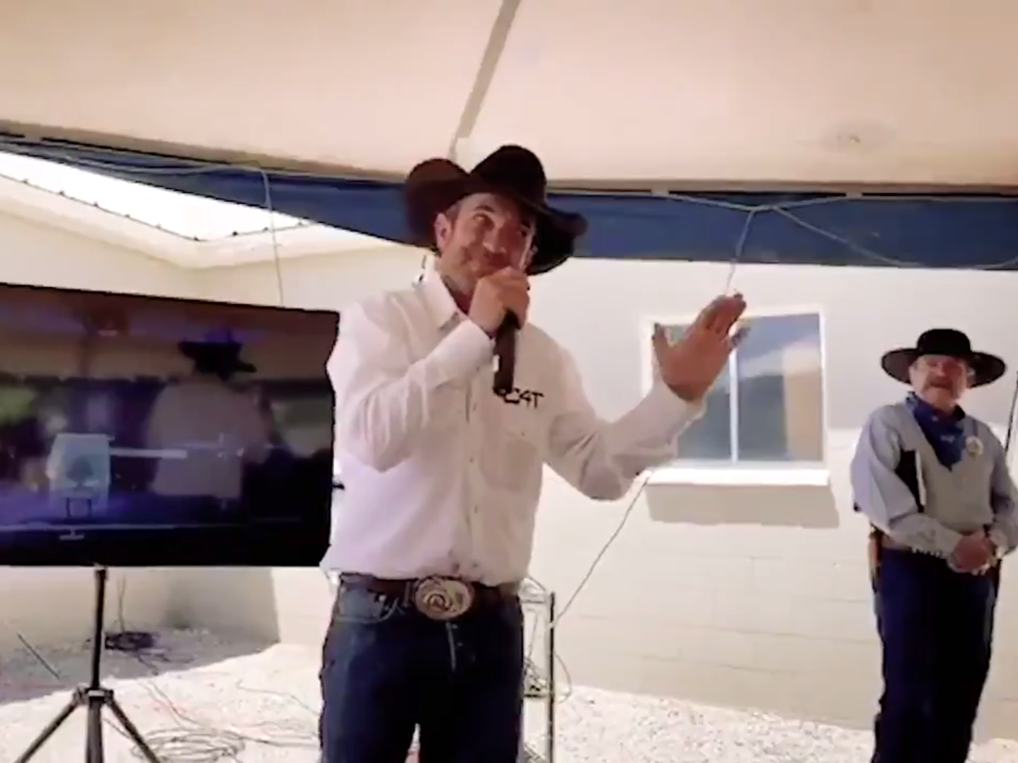 ‘Cowboys for Trump’ leader arrested ahead of Biden inauguration