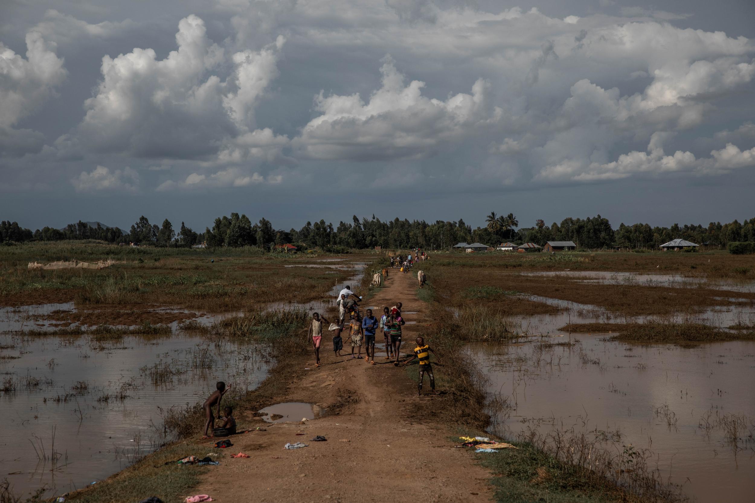 Flooding near Lake Victoria in Busia County