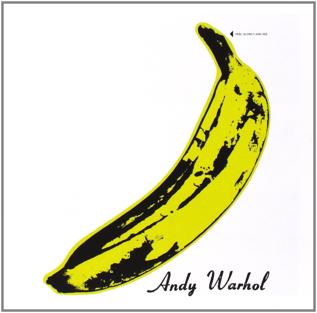 Early copies of the 1967 album invited the owner to ‘Peel slowly and see’, and peeling back the banana skin revealed a flesh-coloured banana underneath