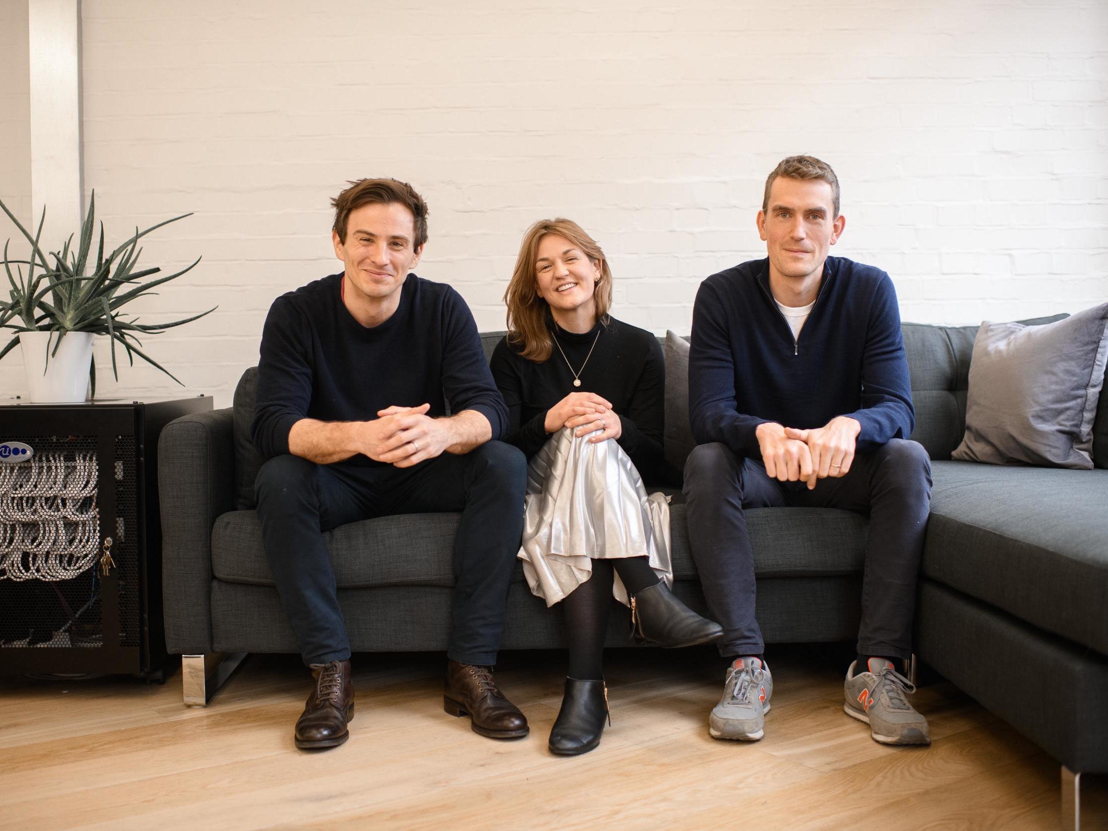 From left to right: Pando founders Philip Mundy, Dr Lydia Yarlott and Dr Barney Gilbert