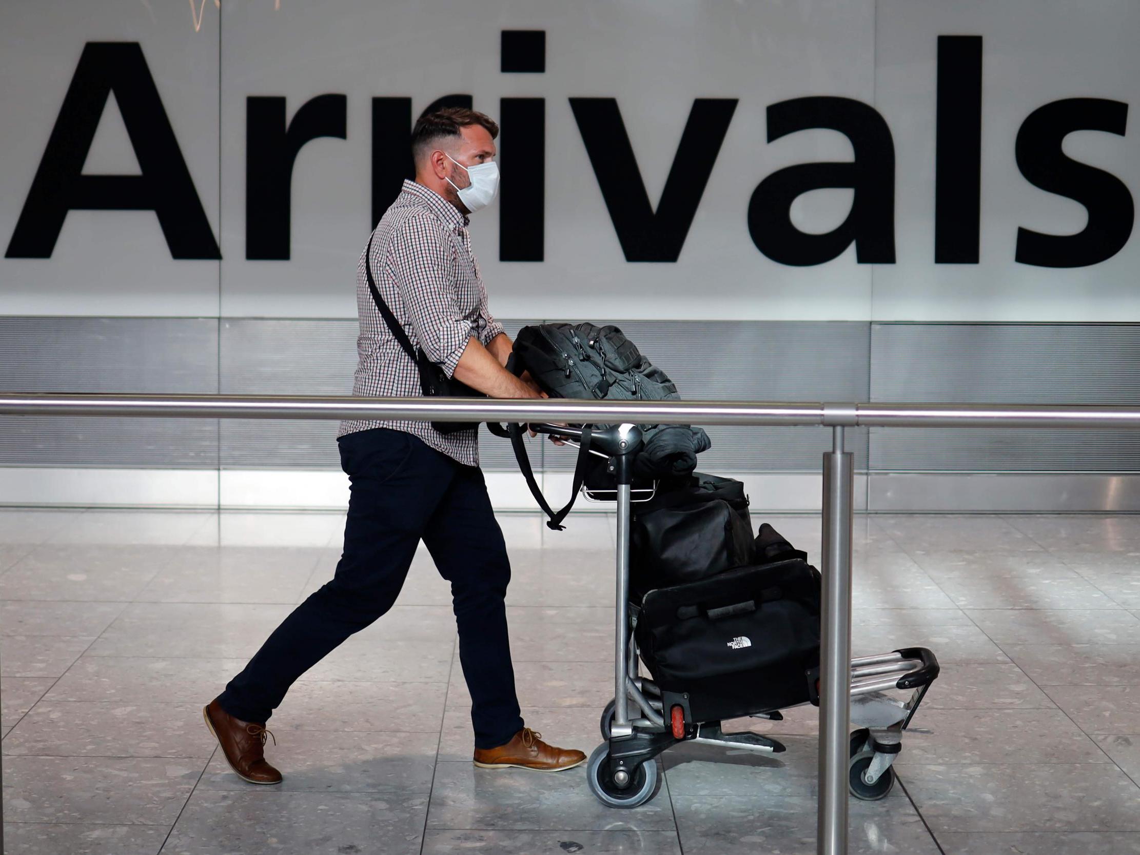 From 8 June, travellers arriving in the UK face 14 days of self-isolation.