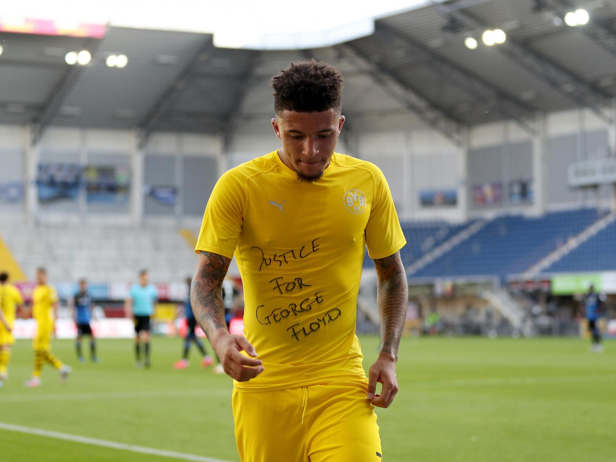 Sancho scored his first hat-trick for Dortmund against Paderborn