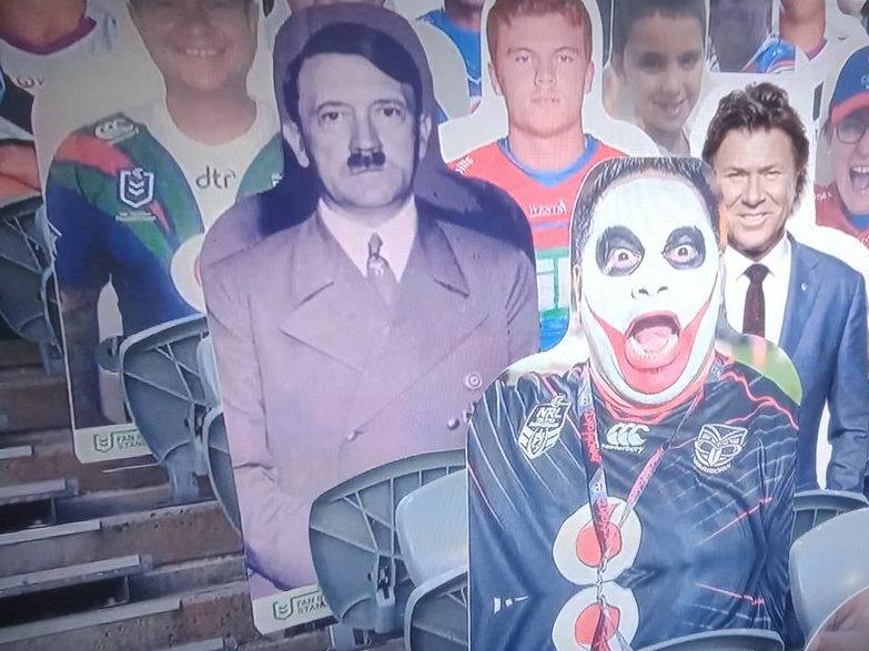 An image of Adolf Hitler was displayed on an NRL highlights show on Fox Sports Australia