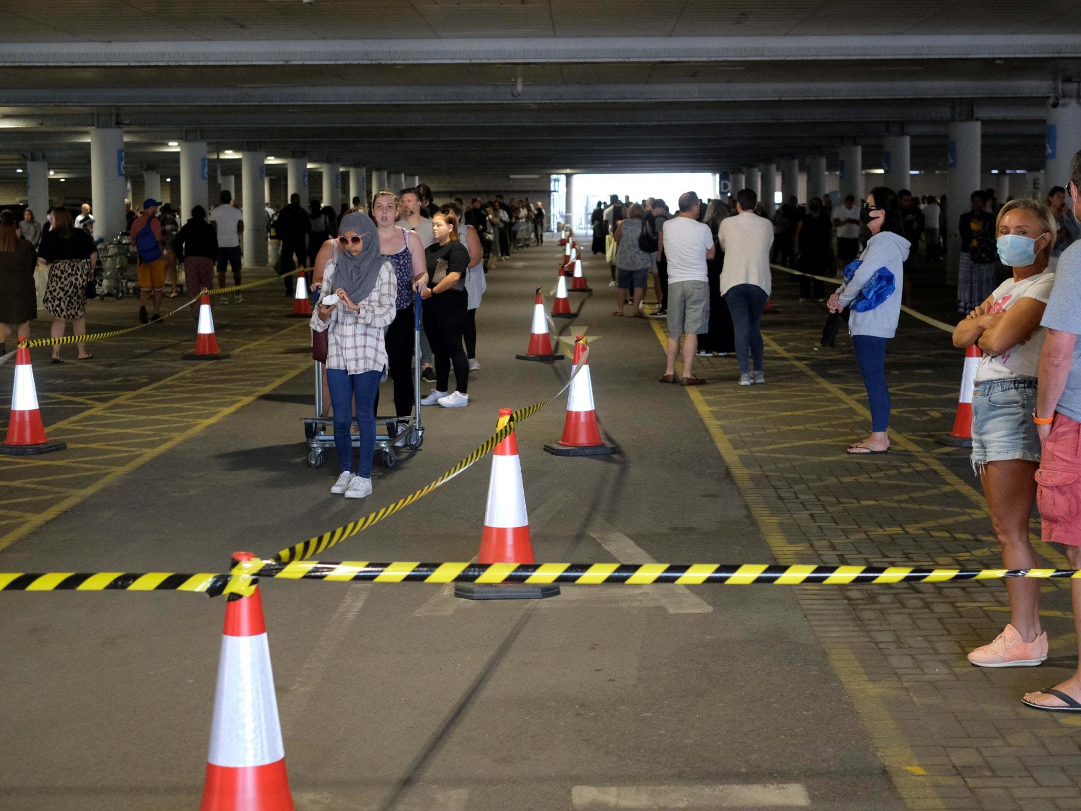 People queue at IKEA in Tottenham (Reuters)